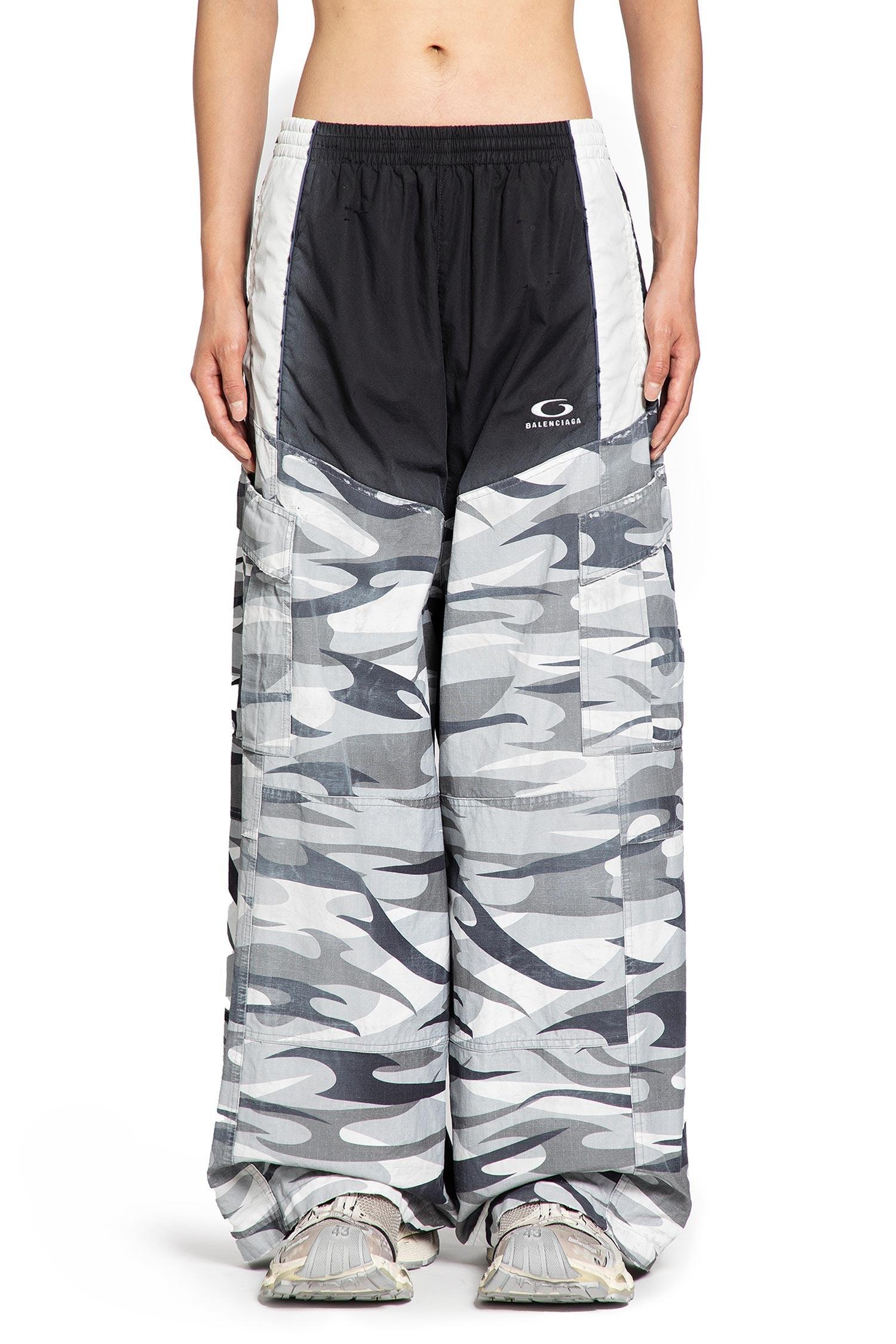 Balenciaga Cut-Up Cargo Tracksuit Pants in Grey for Men | Lyst UK