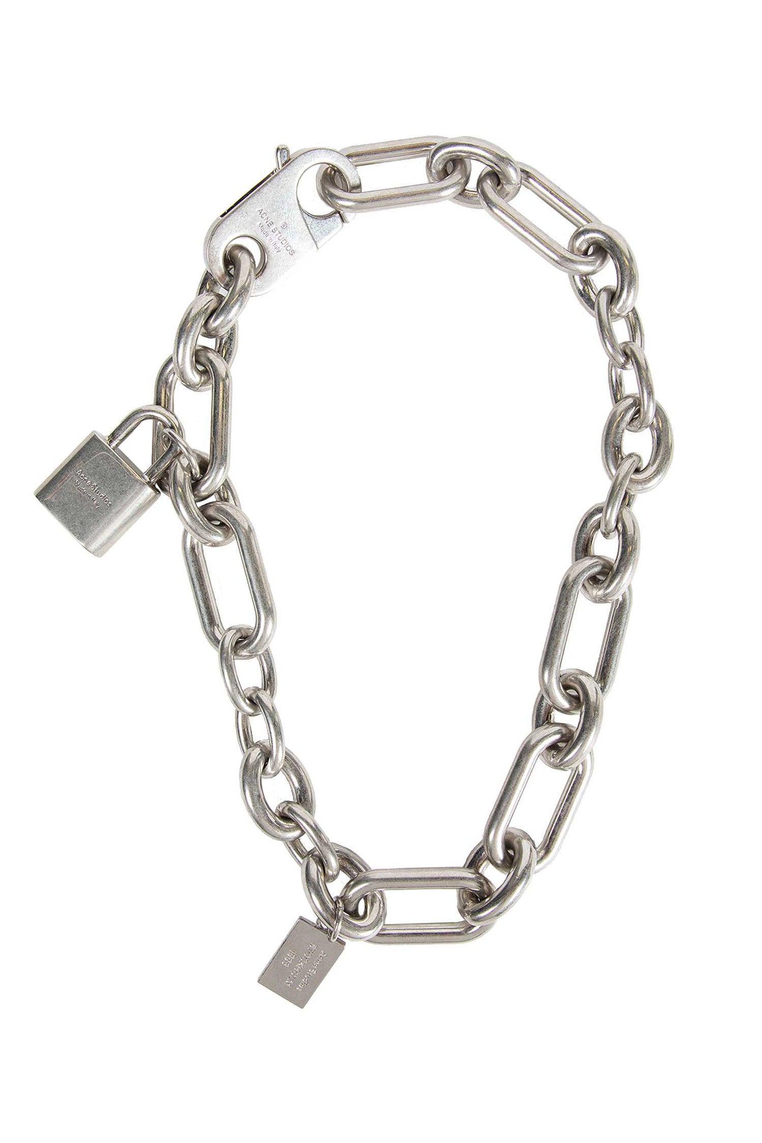 アクセサリー Acne Studios ATALFLOWER NECKLACE acne-Silver-Flower-Choker.jpeg