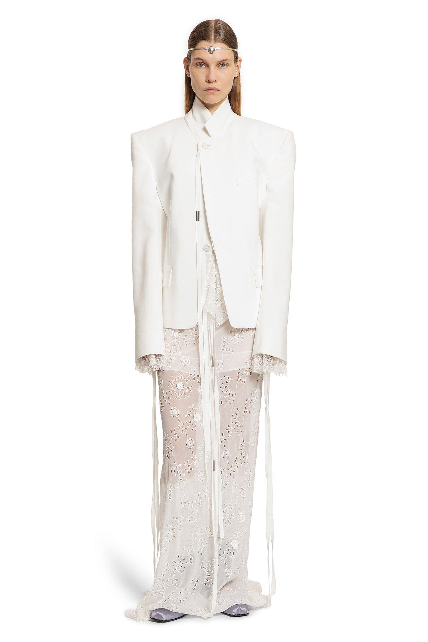Ann Demeulemeester Blazers in White | Lyst