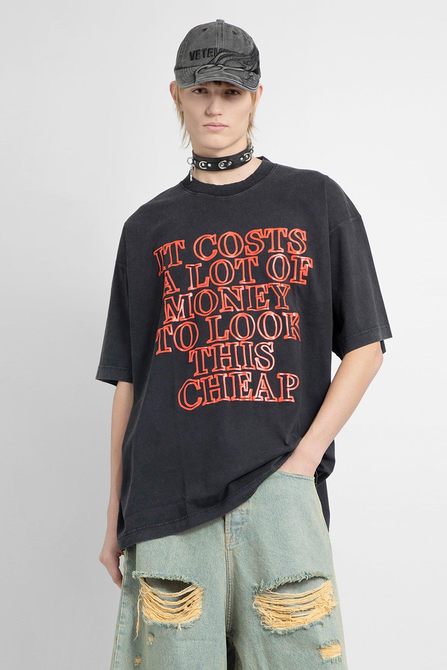 Vetements Vetets T-shirts in Black for Men | Lyst