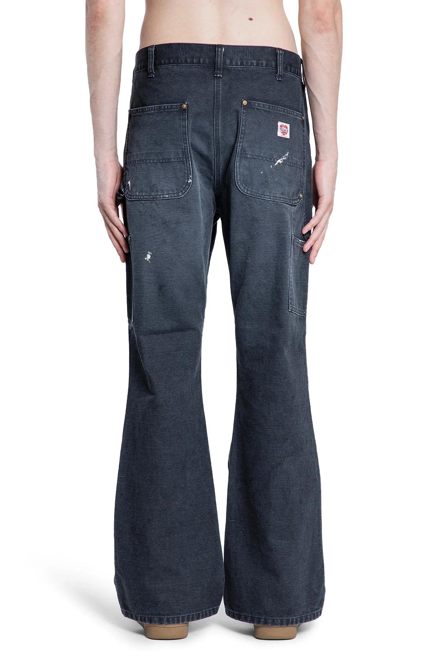 Buy SAINT MICHAEL DOUBLE KNEE DENIM S Blue SAINT Mxxxxxx Double