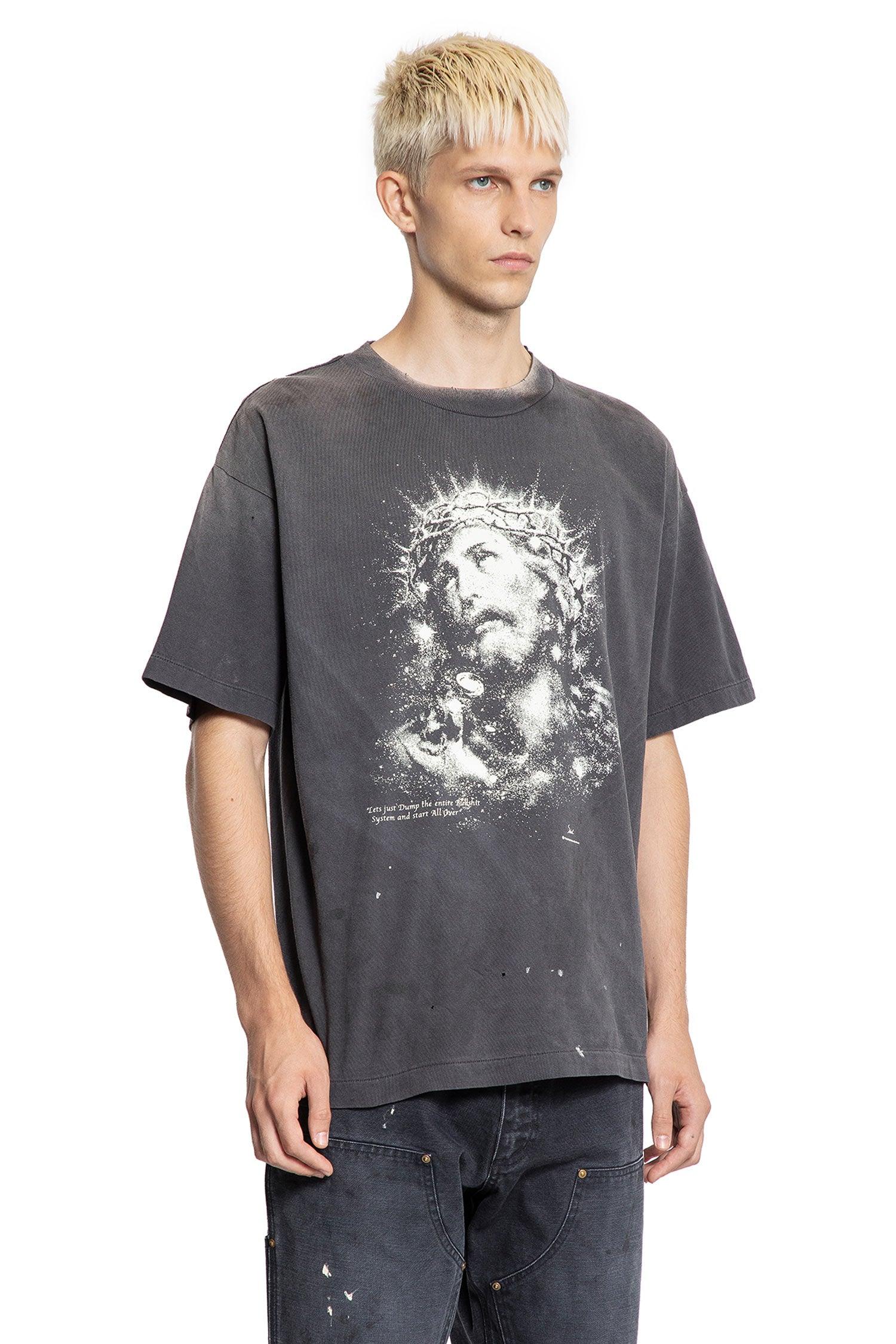 【SAINT MICHAEL】SS TEE / JESUS / BLACK SAINT MICHAEL＞SS TEE / JESUS / BLACK | MAKES ONLINE STORE