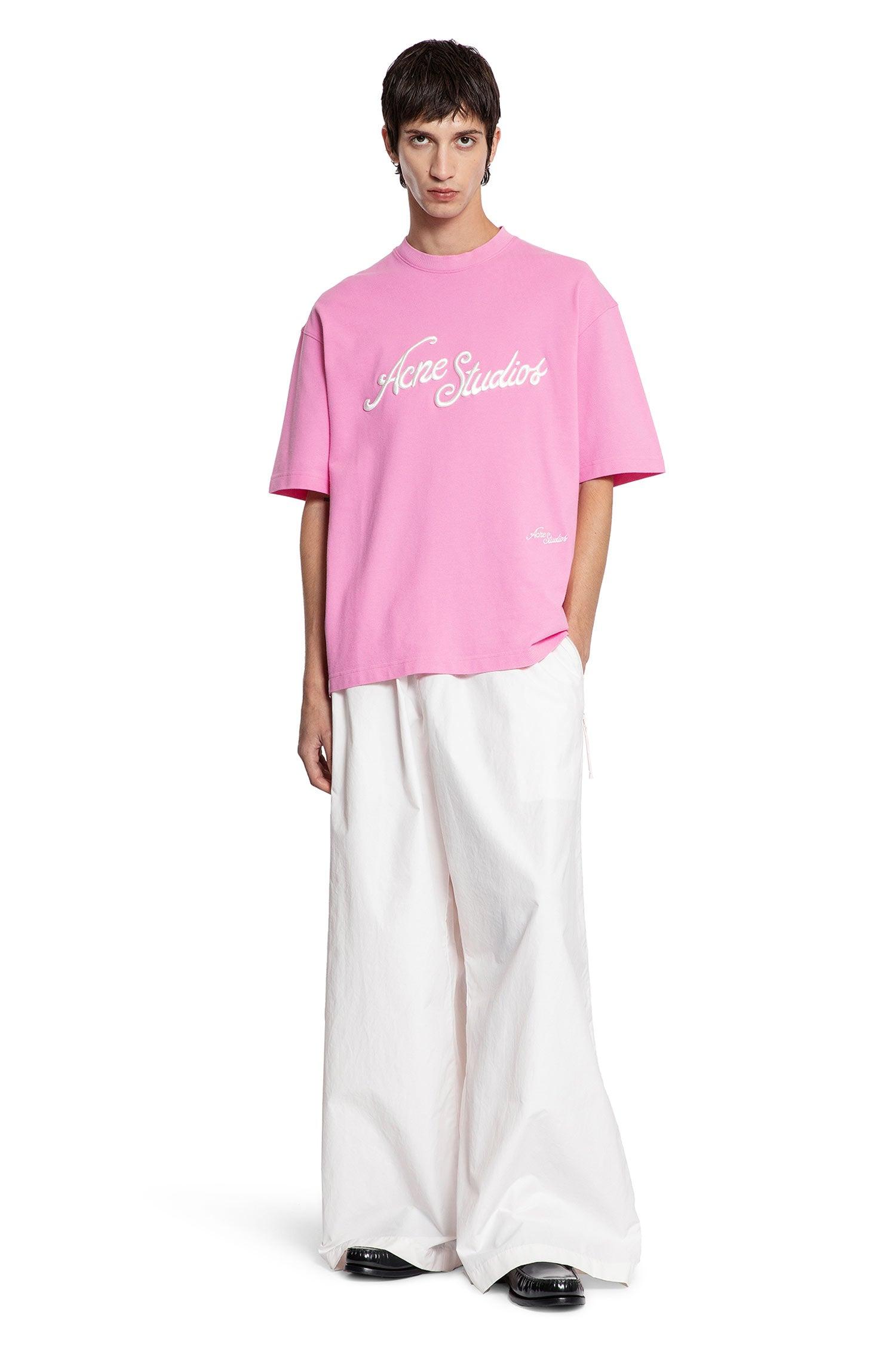 Tシャツ・カットソー Acne Studios:: LS T-SHIRT:S[RESALE] Acne Studios // Yellow & Pink Face Logo T-Shirt – VSP