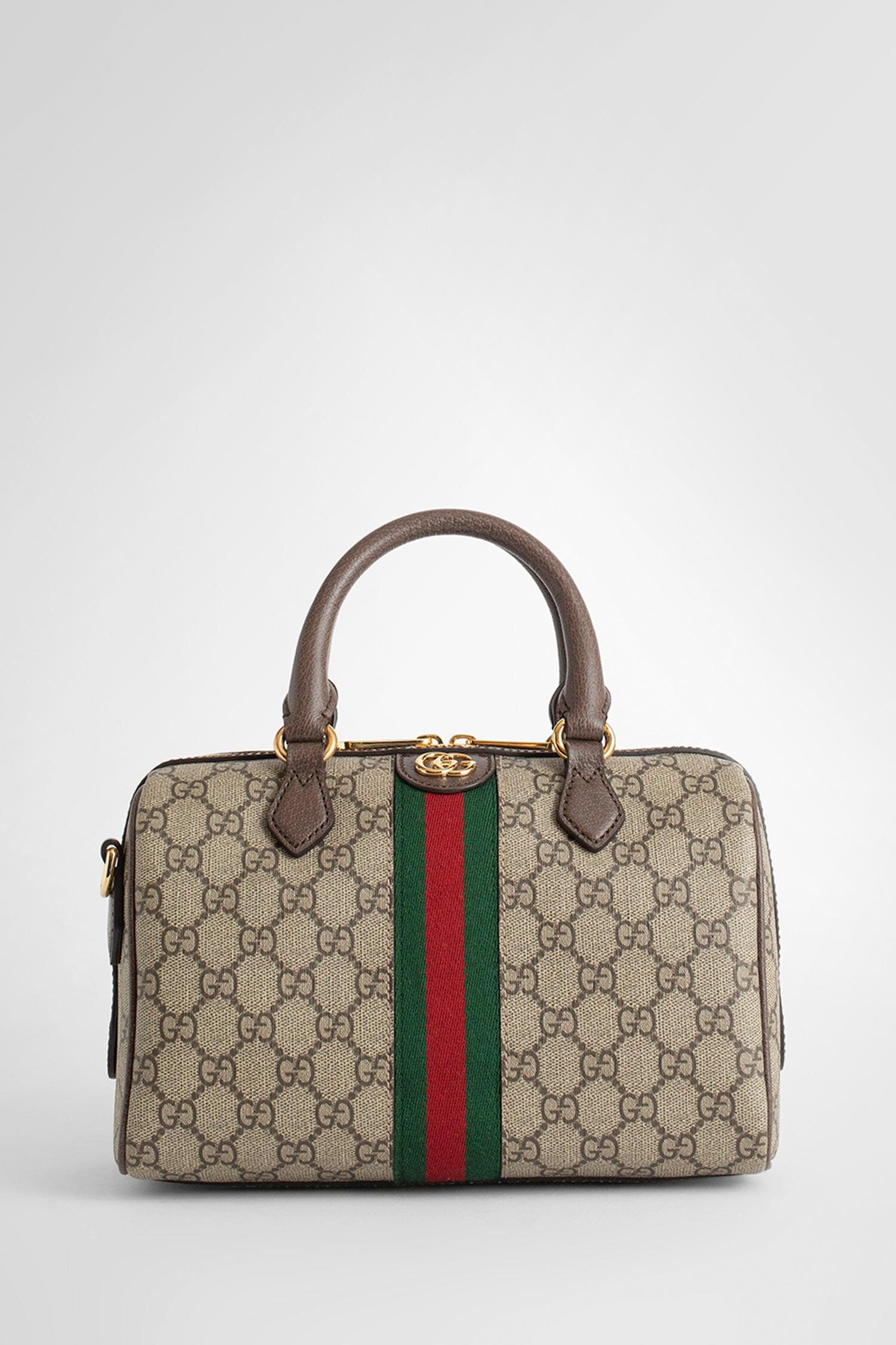 Gucci Ophidia GG Small Top Handle Bag in Brown | Lyst UK
