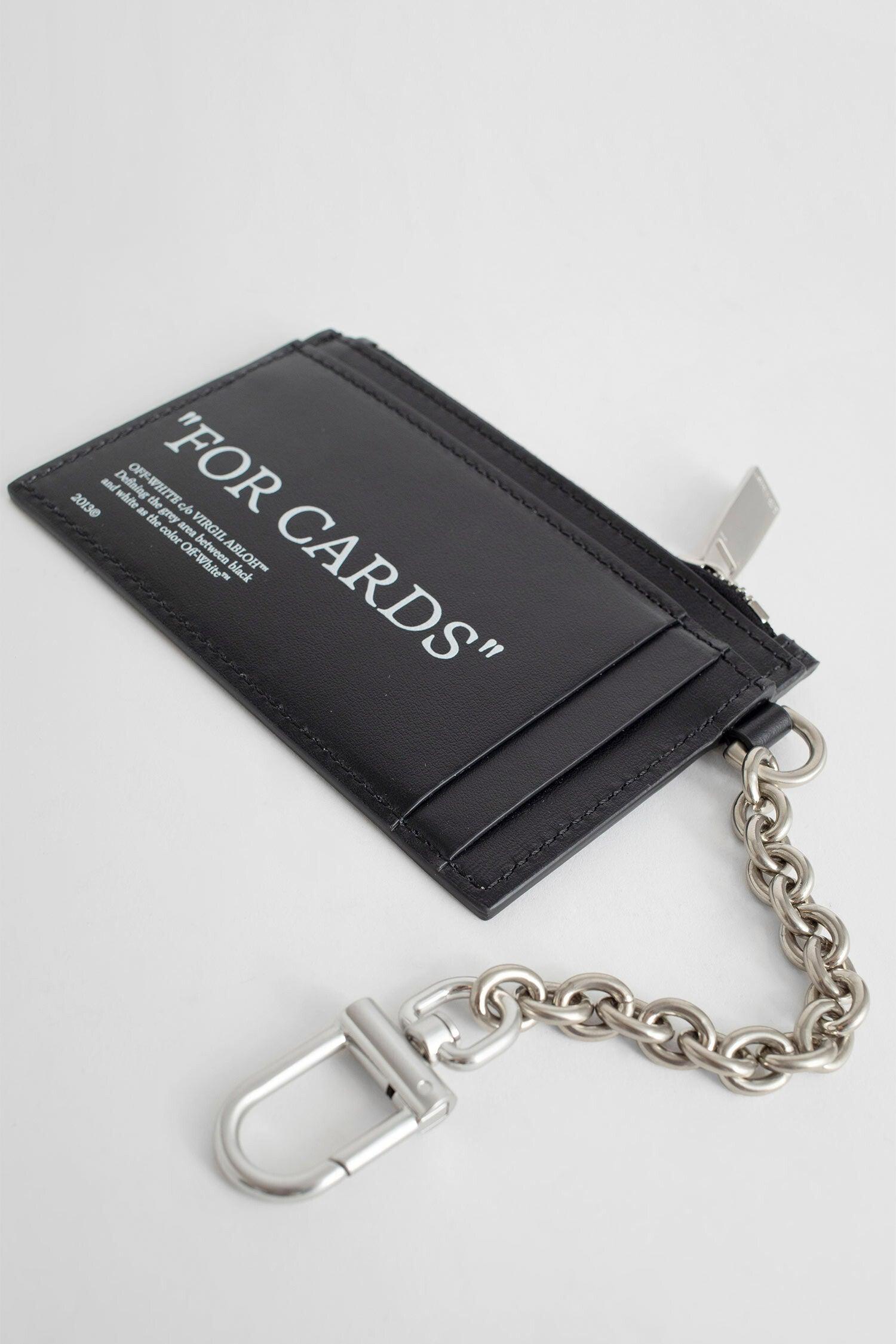 Off white shop leather keychain