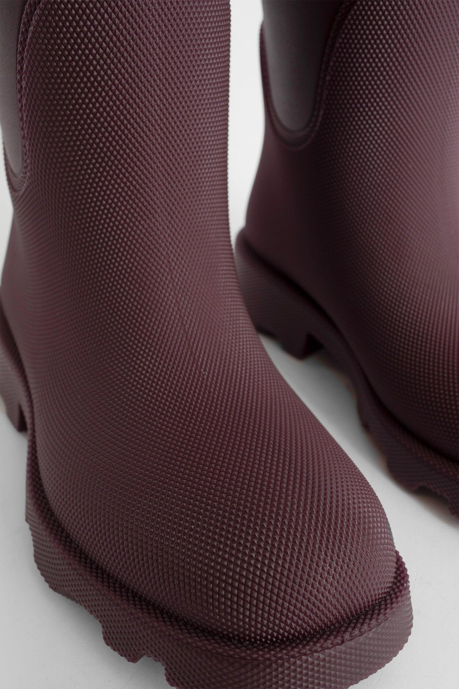 Burberry red rain boots cheap