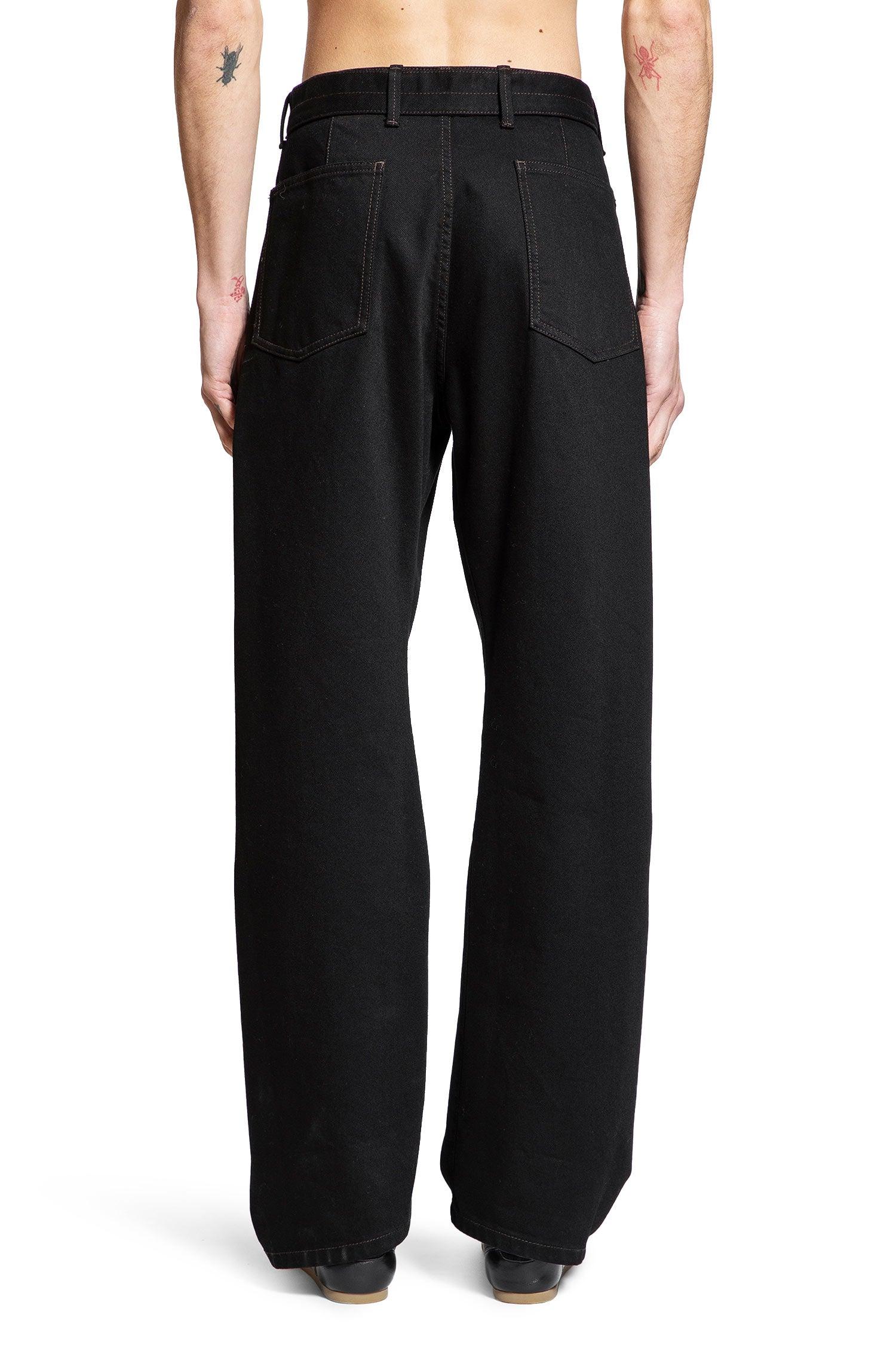 Lemaire Twisted Belted Pants in Black for Men | Lyst UK