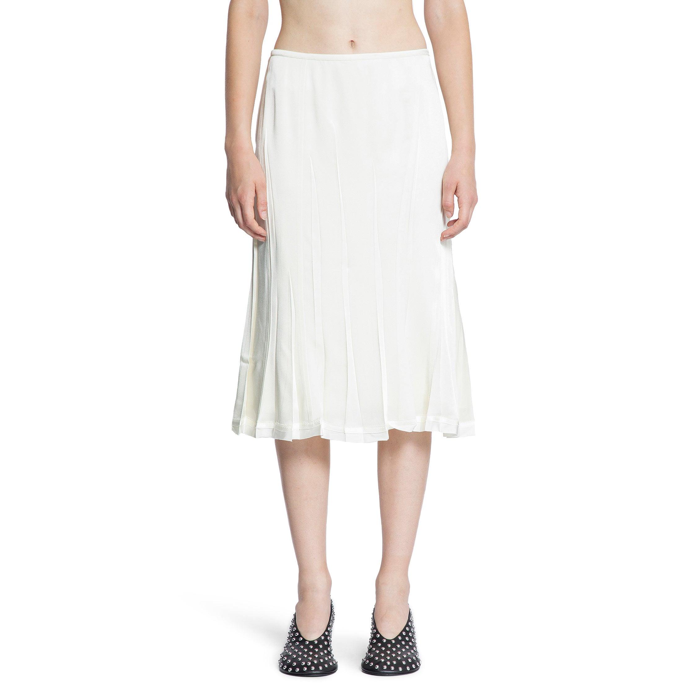 【関税込み】JIL SANDER '66' skirt Jil Sander Layered Jersey Midi Skirt | Grey | FARFETCH JO