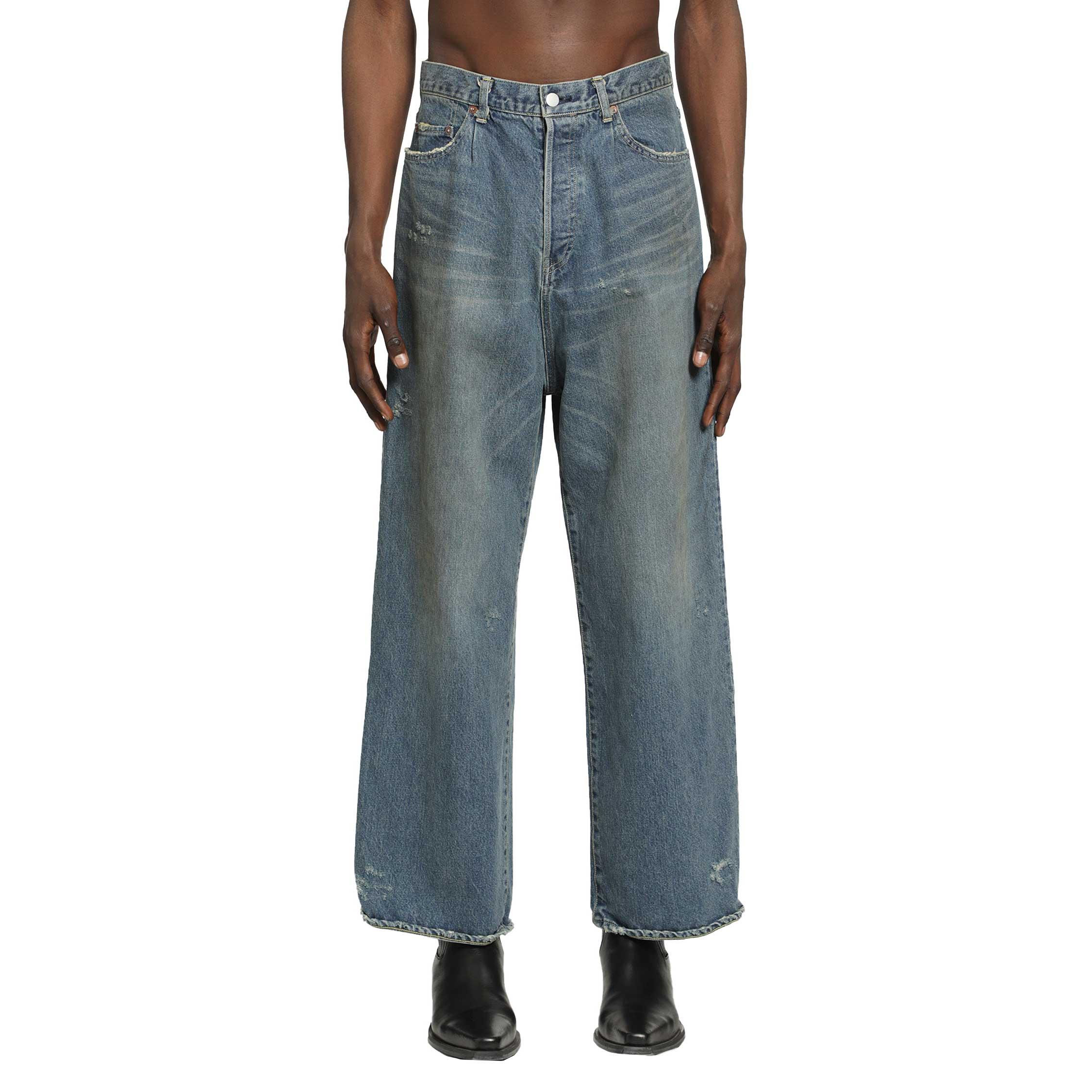 Ssstein Baggy Denim Jeans in Blue for Men | Lyst