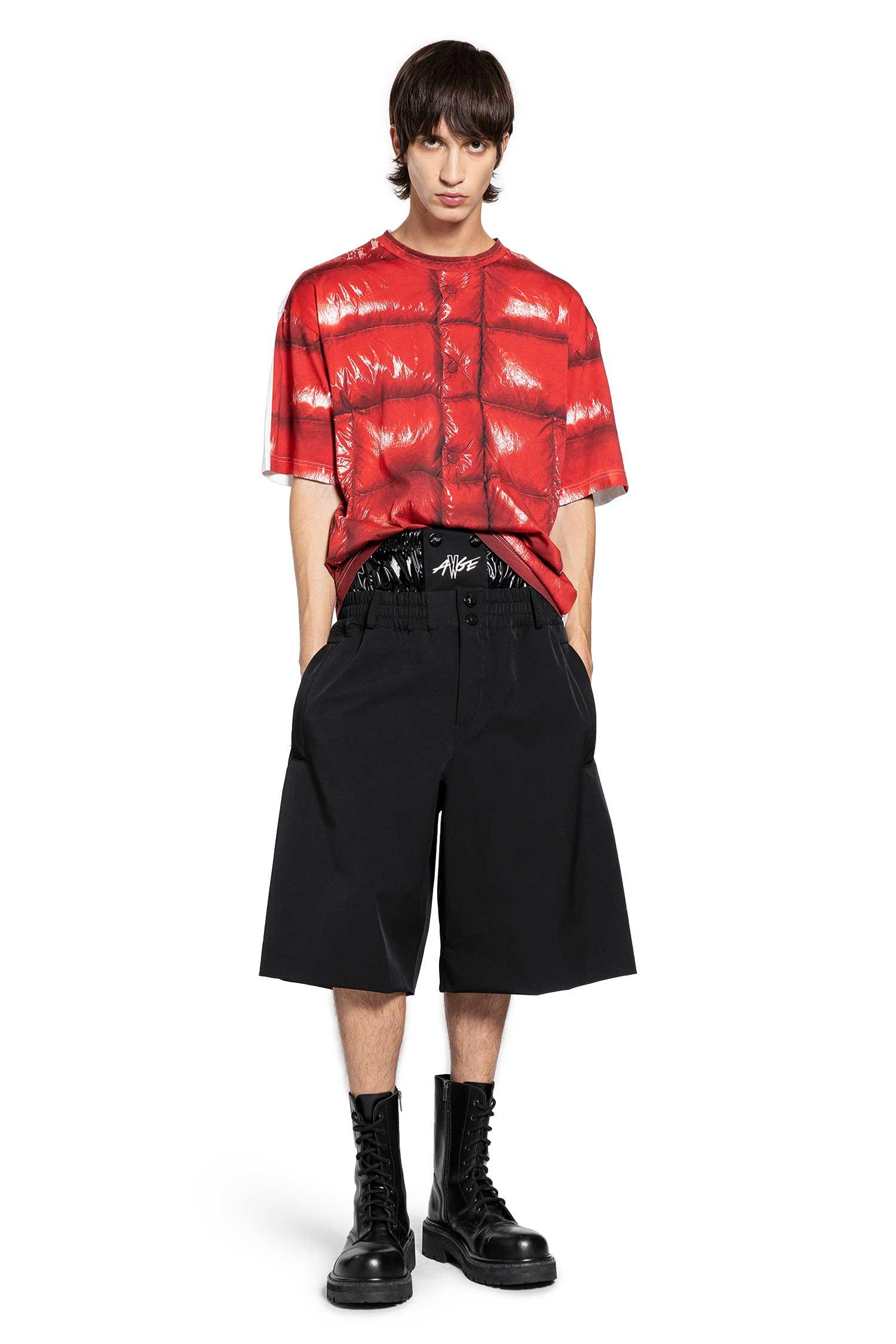 Moncler Genius Asap Rocky Collaboration Cotton T-Shirt in Red for 