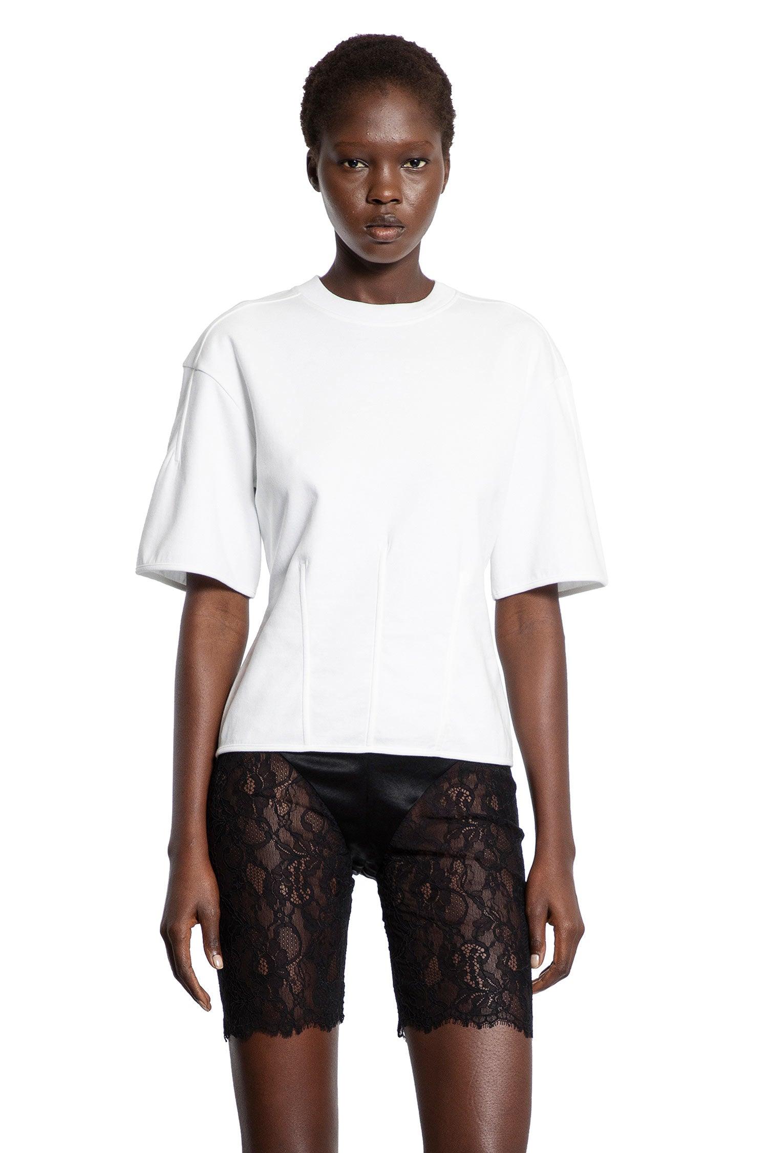 Tシャツ・カットソー ALEXANDER MCQUEEN Women Tunic Tops 810287QEAFR8010 WHITE McQueen T-Shirts & Tank Tops in White | Lyst