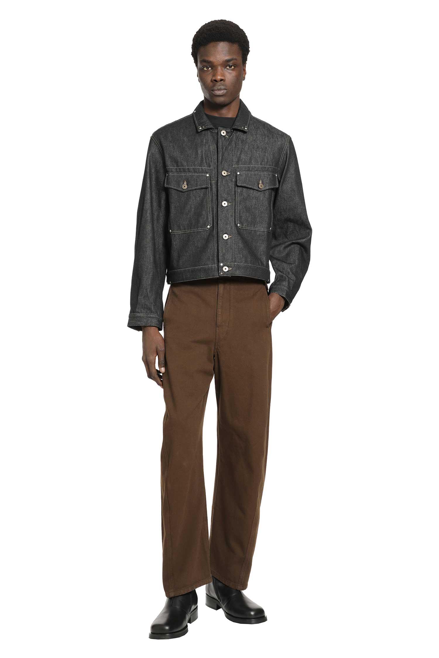 Lemaire Twisted Belted Pants in Brown for Men | Lyst UK