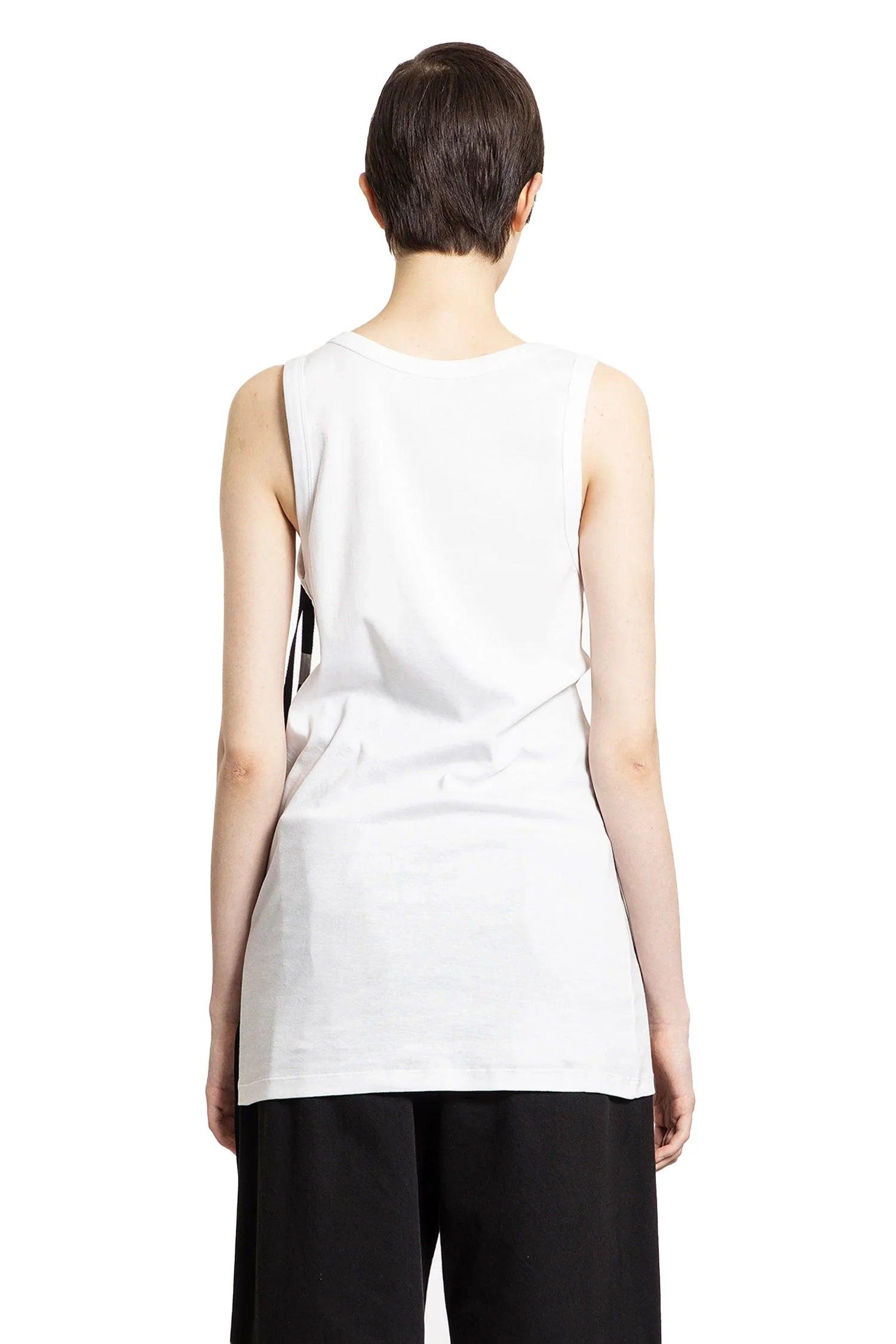 Ann Demeulemeester Seva 'Holy' Print Tank Top in White | Lyst