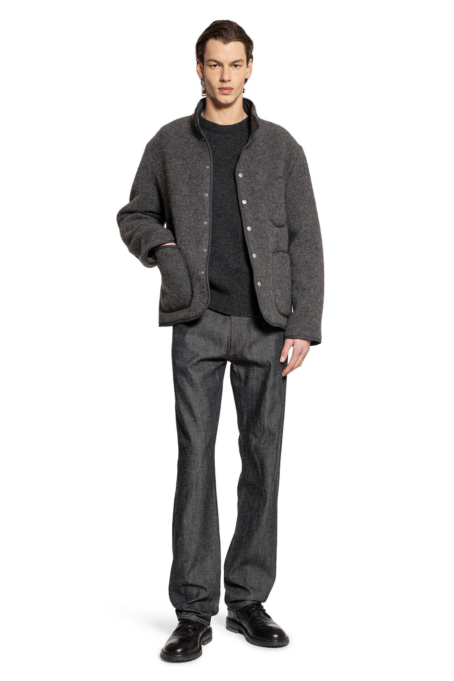 TAIGA TAKAHASHI Lot.507 Athletic Crewneck Sweater in Black for Men