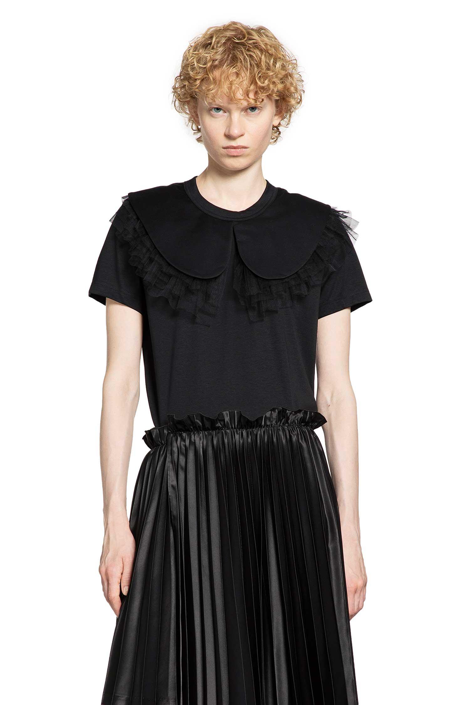 ワンピース noir kei ninomiya Frilly Shirt Dress Noir Kei Ninomiya Ruffled shirt dress – MDE