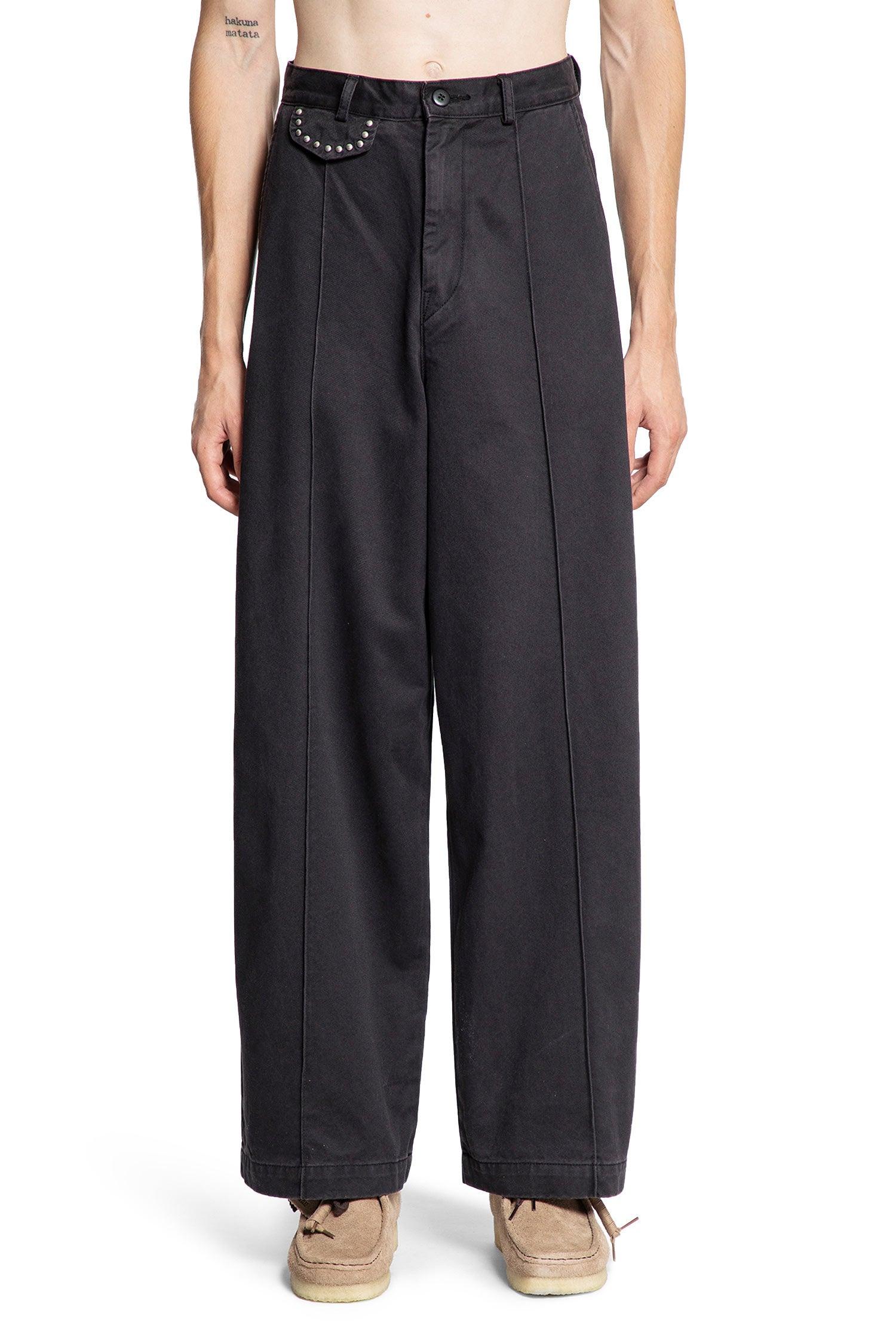 『KAPITAL』Chino Boogie Day Baggy Pants Kapital Chino Boogie Day Baggy Pants in Black for Men | Lyst