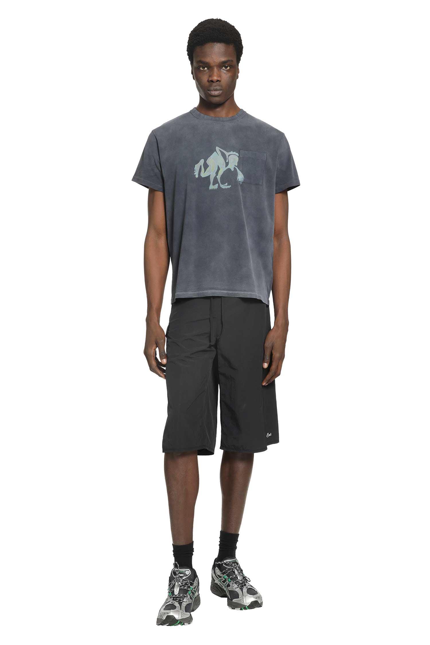 ERL Puke T-Shirt in Blue for Men | Lyst
