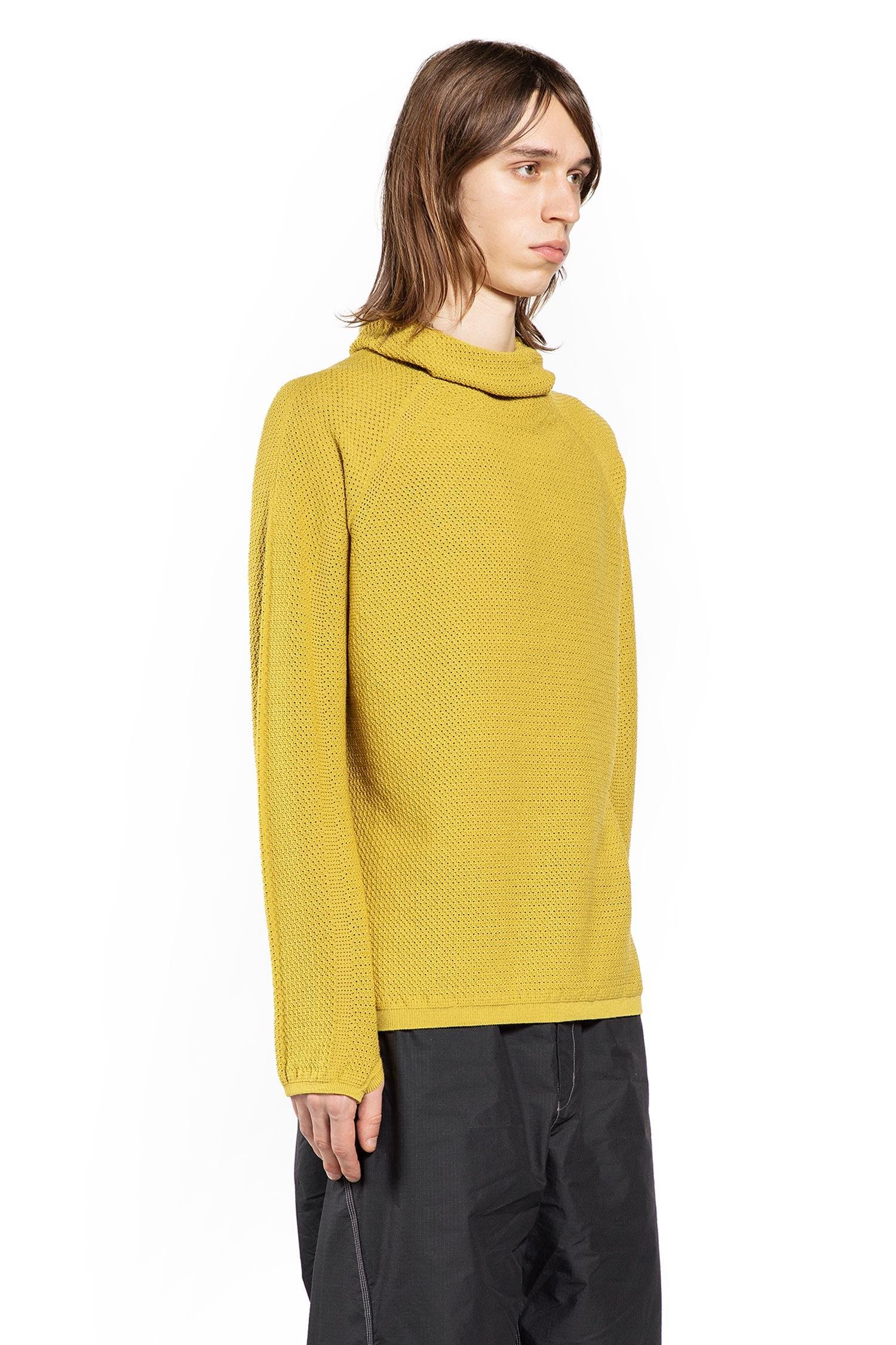 Goldwin 0 Perforated Wholegarment Knit Top in Yellow for Men | Lyst