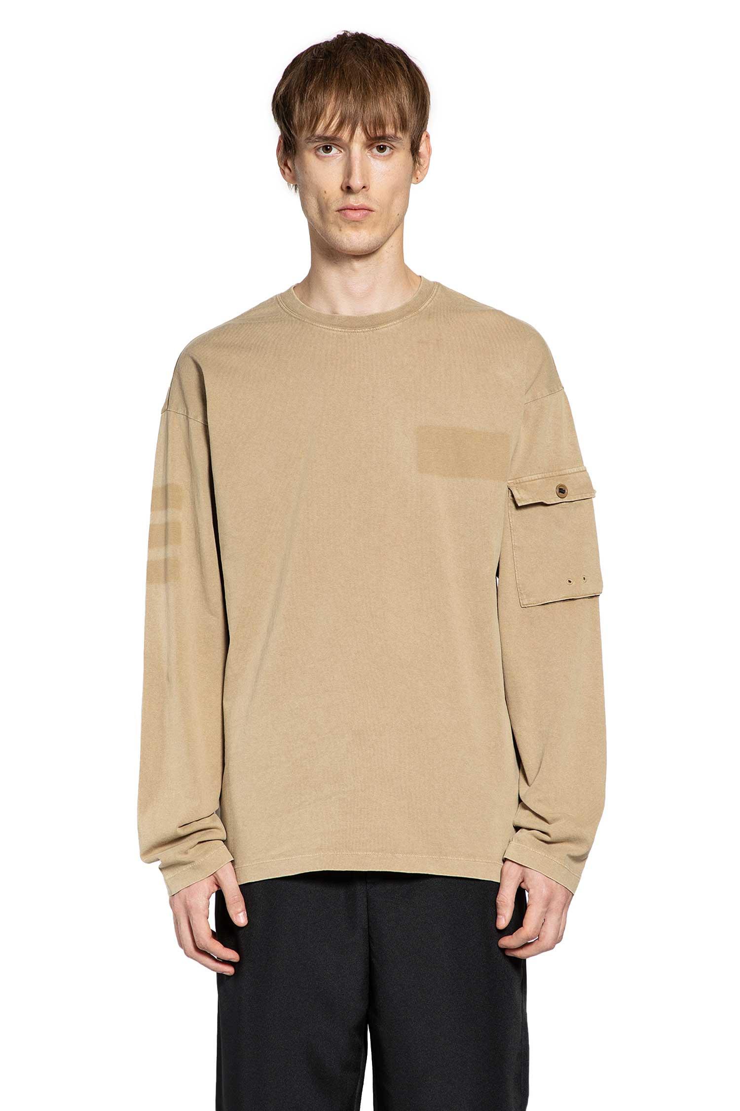 Oamc Peacemaker Pocket Long Sleeve T-Shirt in Natural for Men | Lyst