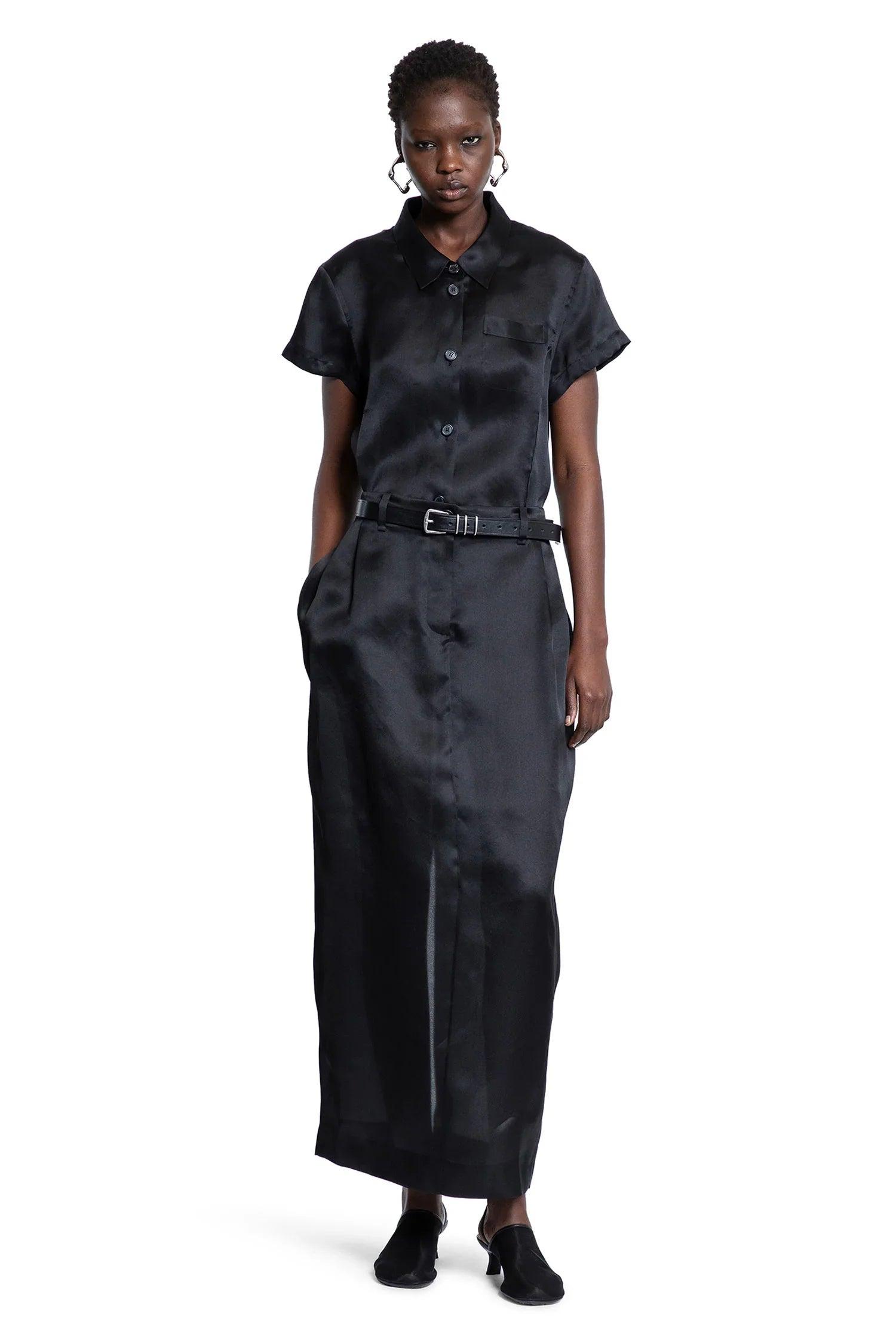 スカート KHAITE 'Lucian' skirt Black Ryder Skirt in Black – KHAITE