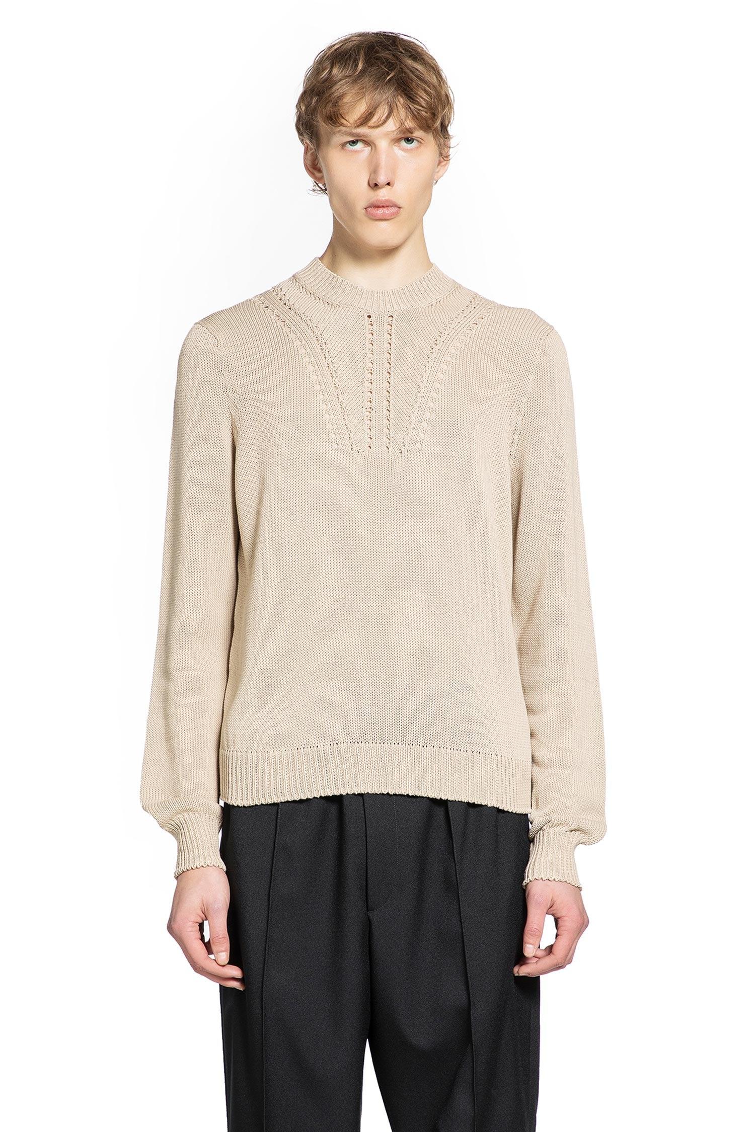 ジルサンダー SWEATER CN LS ウール ニットセーター 44 オレンジ