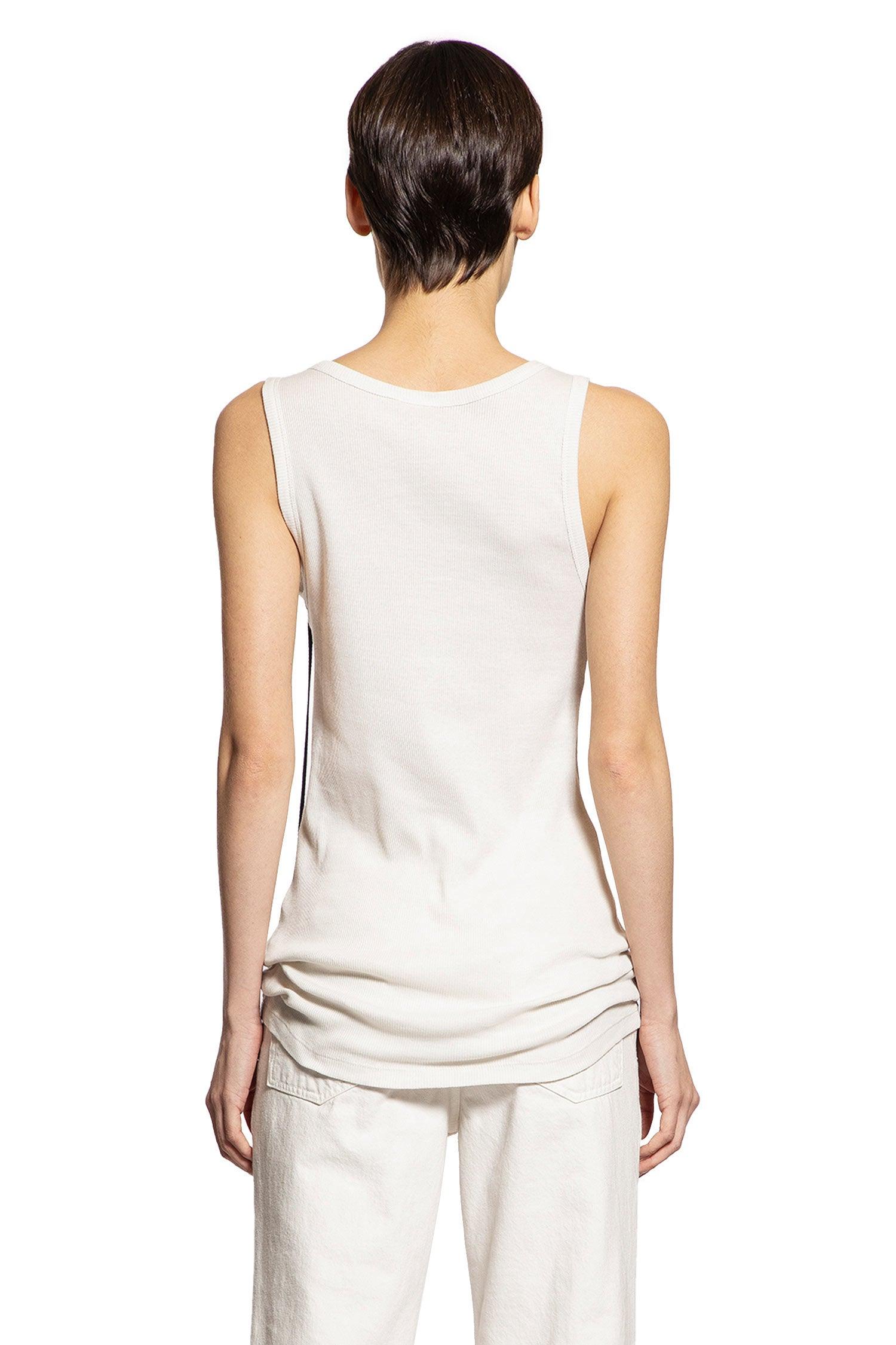 Ann Demeulemeester Seva Tank Top in White | Lyst