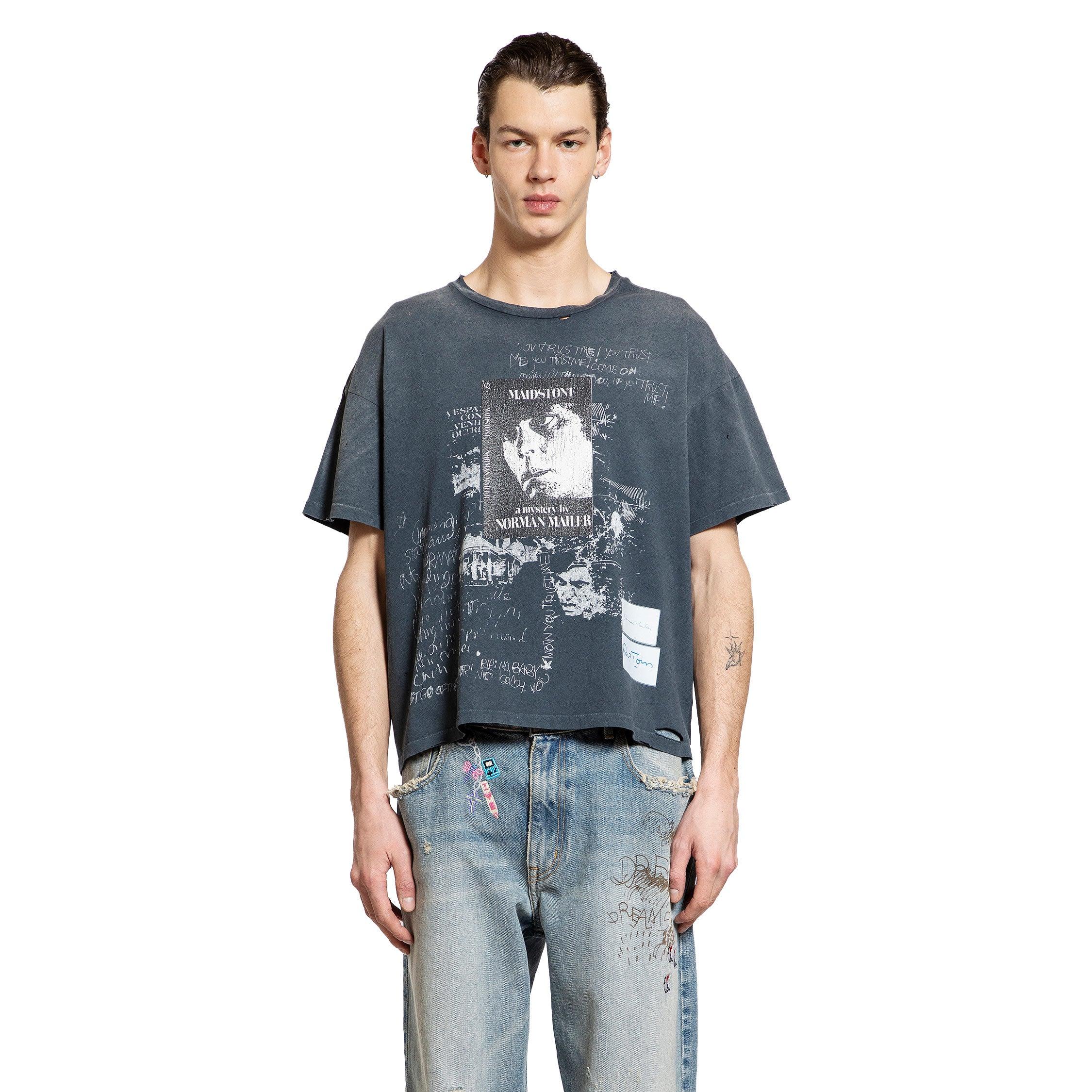 PALY HOLLYWOOD MAIDSTONE TEE ダメージTシャツ Paly Hollywood Maidstone Tee in Blue for Men | Lyst