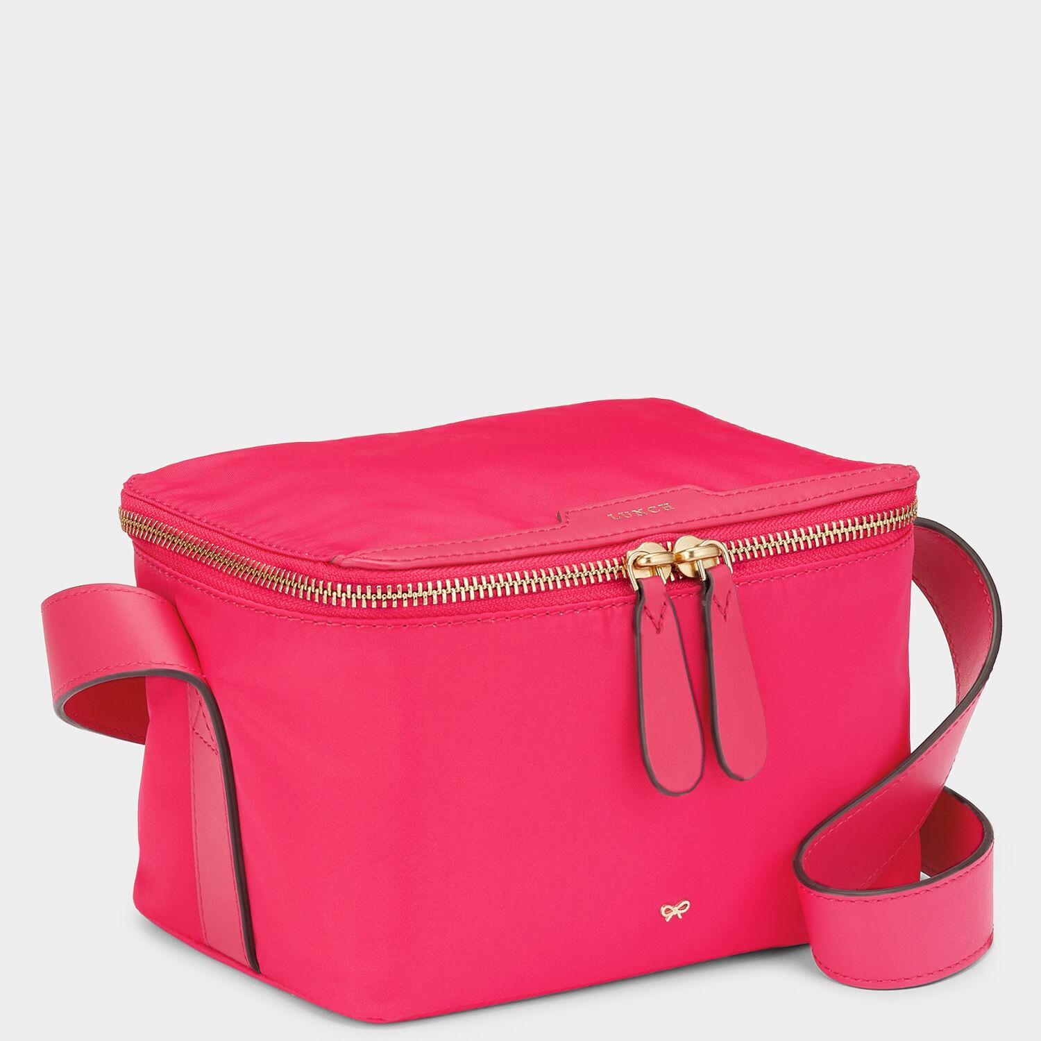 hot pink lunch box