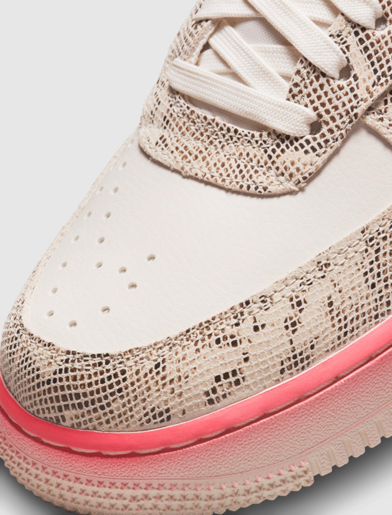 Nike Leather Women's Air Force 1 Low "snakeskin" in Pink | Lyst