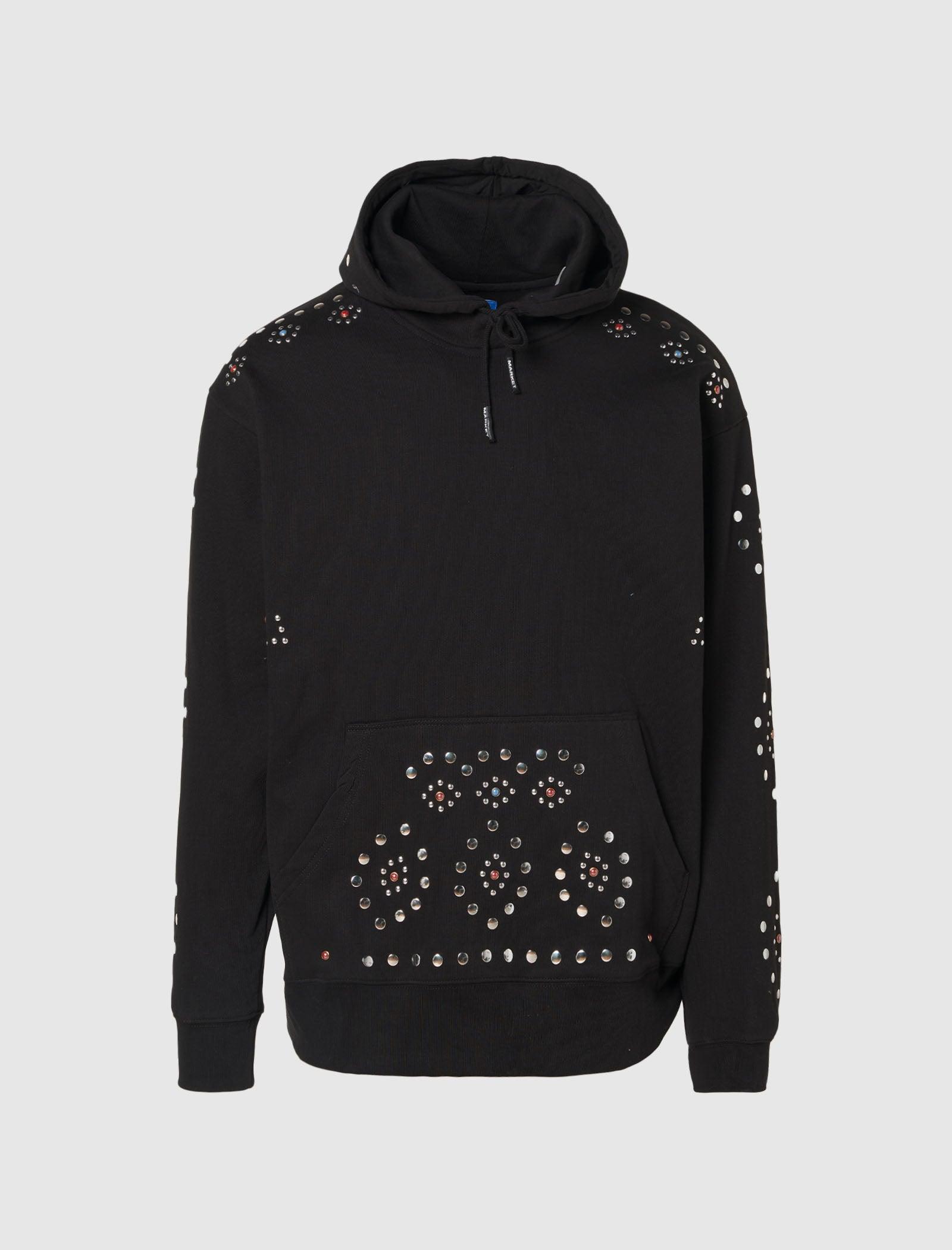 Studded hotsell black hoodie