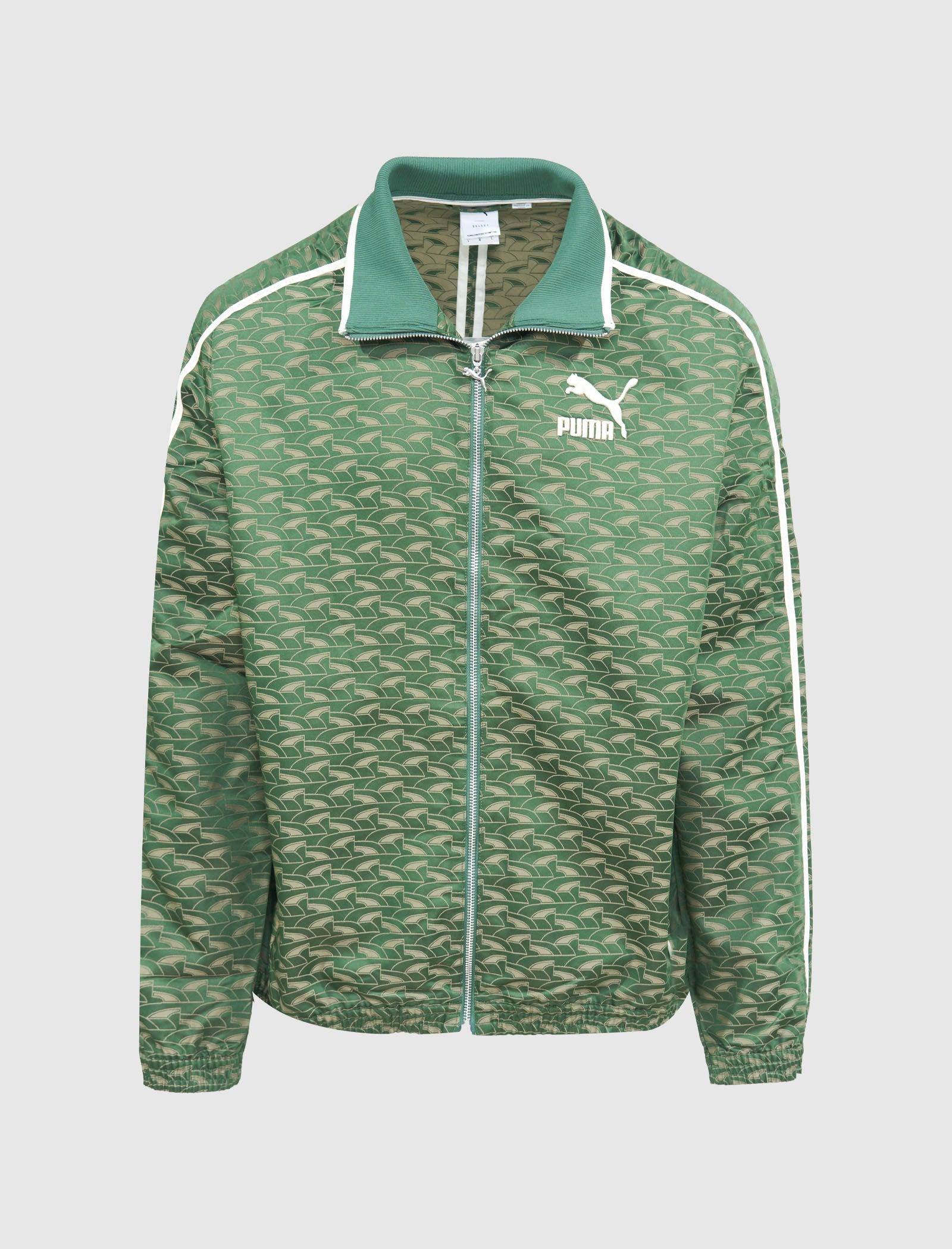 PUMA Player's Lounge T7 Woven Track Jacket in Green for Men | Lyst