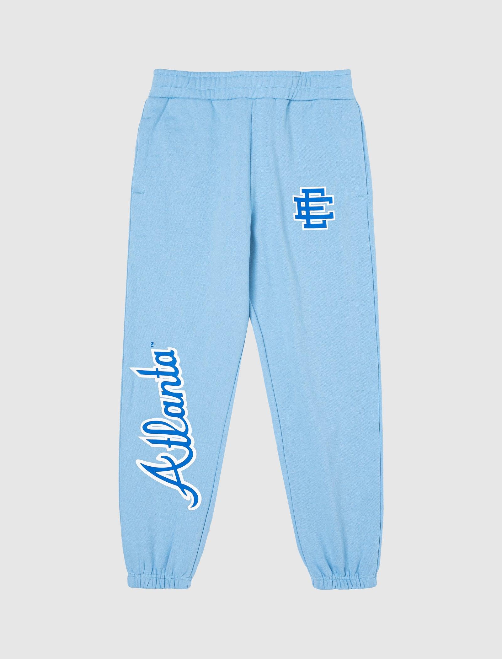 KTZ Eric Emanuel Braves Fleece Pants in Blue for Men | Lyst