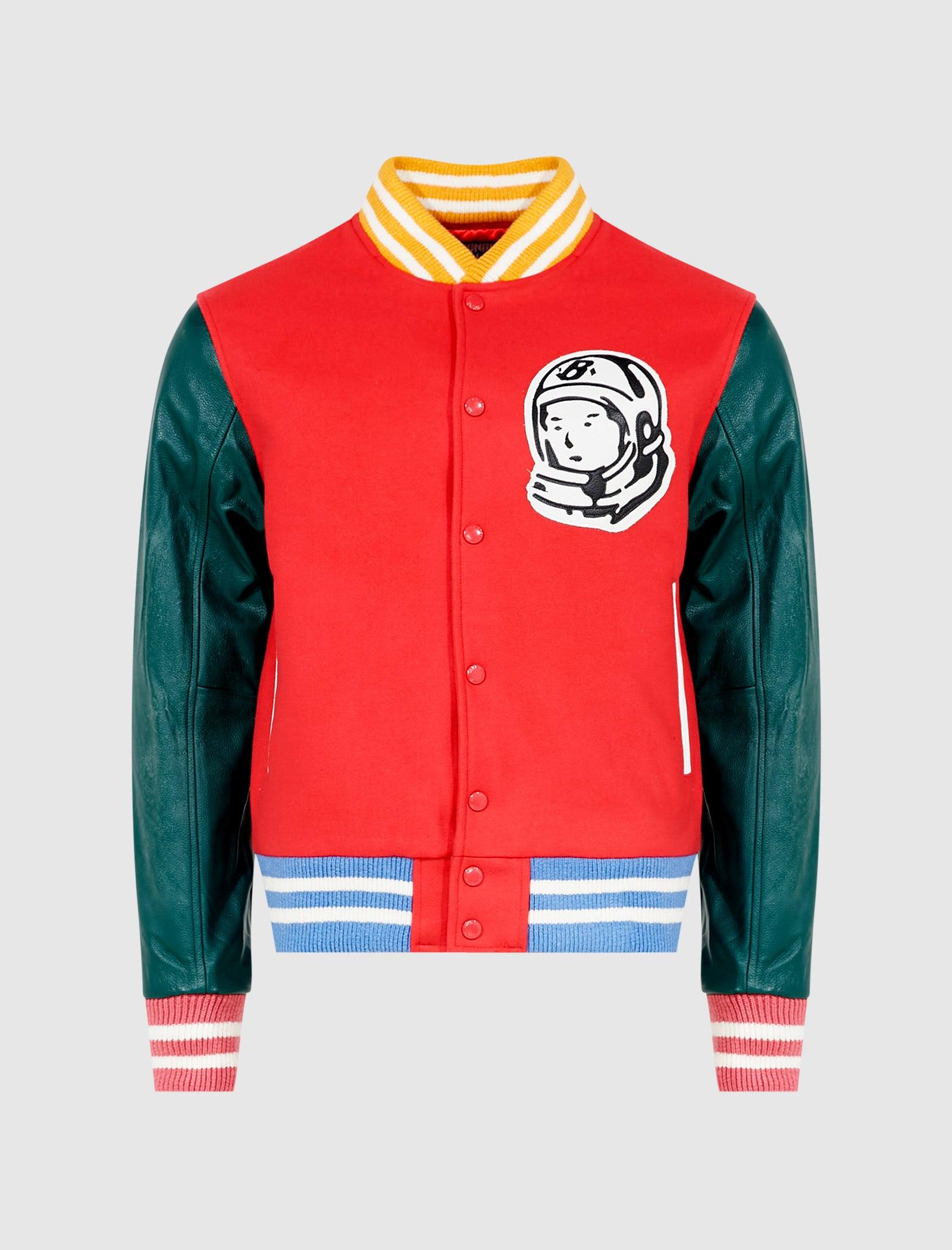 BBCICECREAM Bb Letterman Jacket in Red 