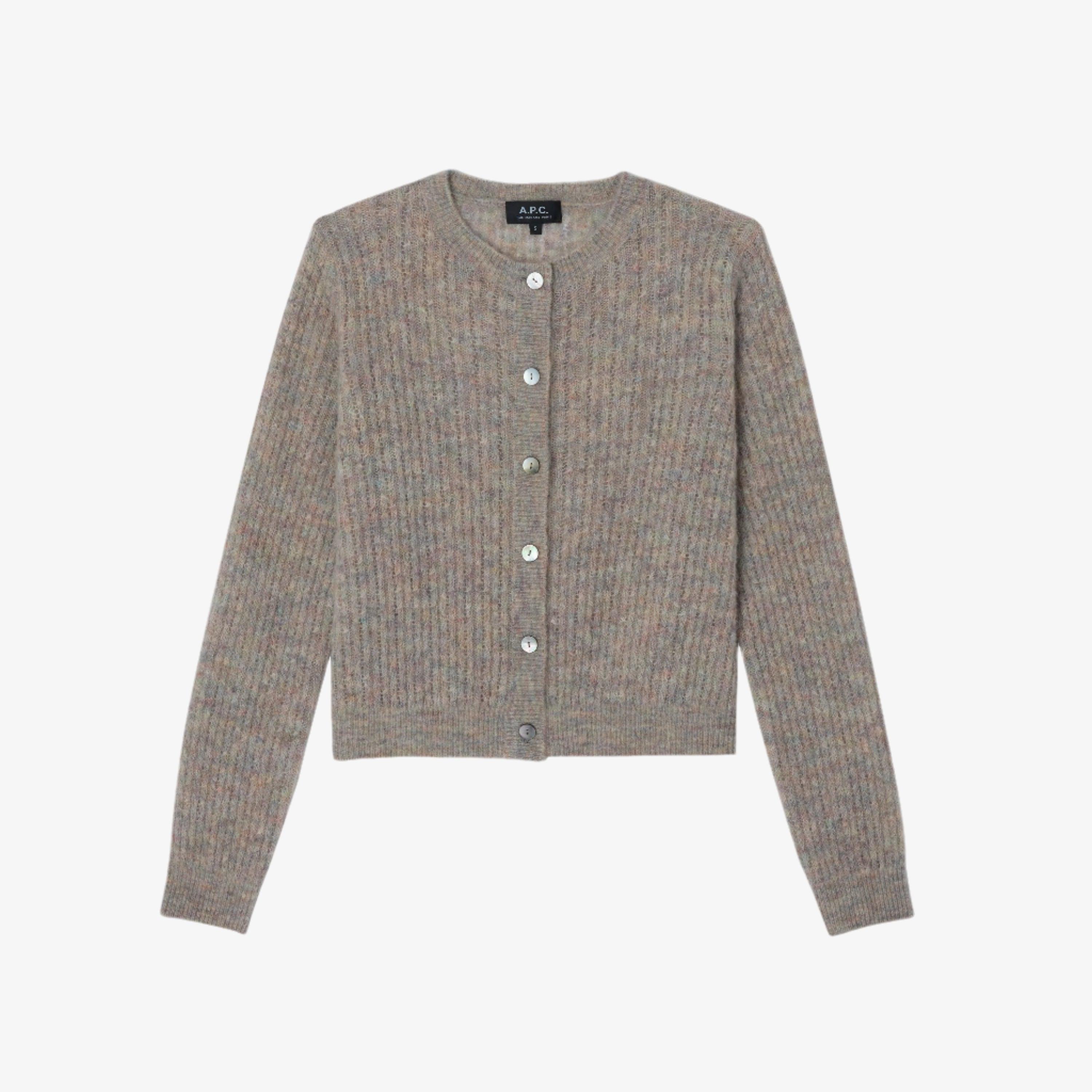 カーディガン A.P.C - A.P.C. scallop cotton knit cardigan. A.P.C. Cardigans for Women | Online Sale up to 50% off | Lyst