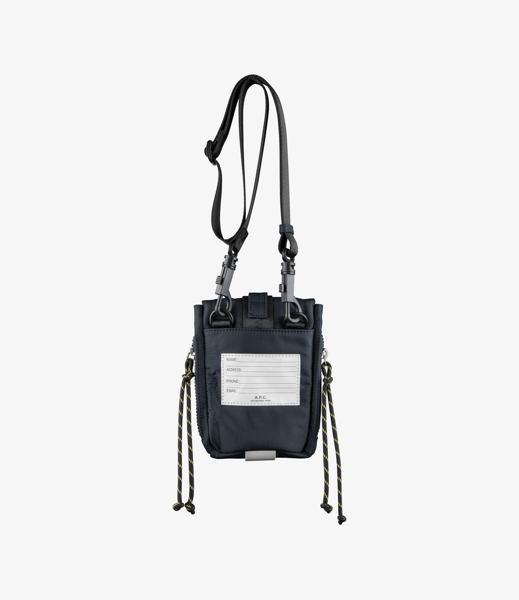 A.P.C. Treck Neck Pouch One Size Dark Navy in White for Men | Lyst