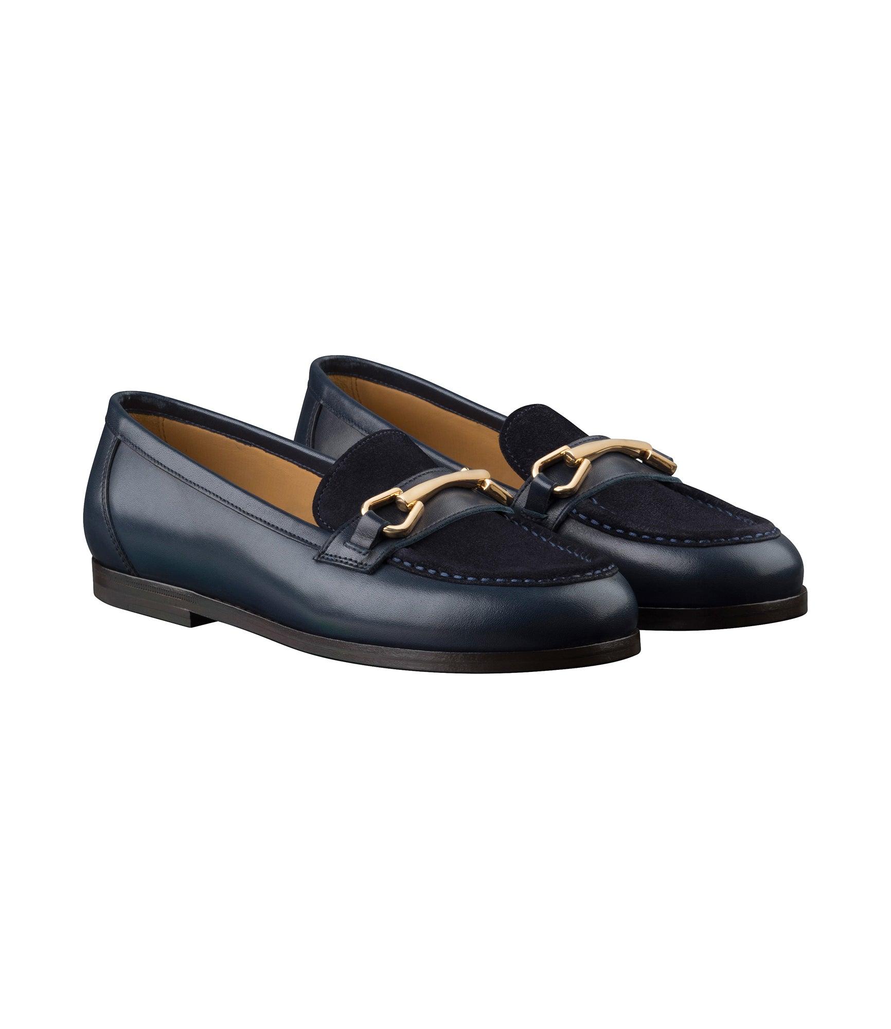 A.P.C. Daisy Moccasins in Blue | Lyst