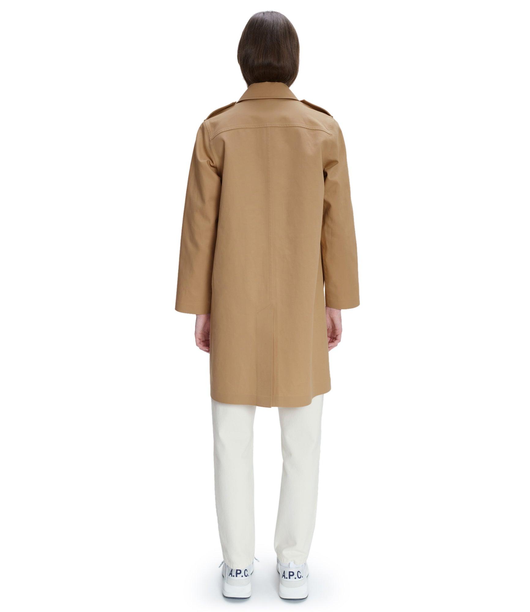 A.P.C. Justine Raincoat in Natural Lyst