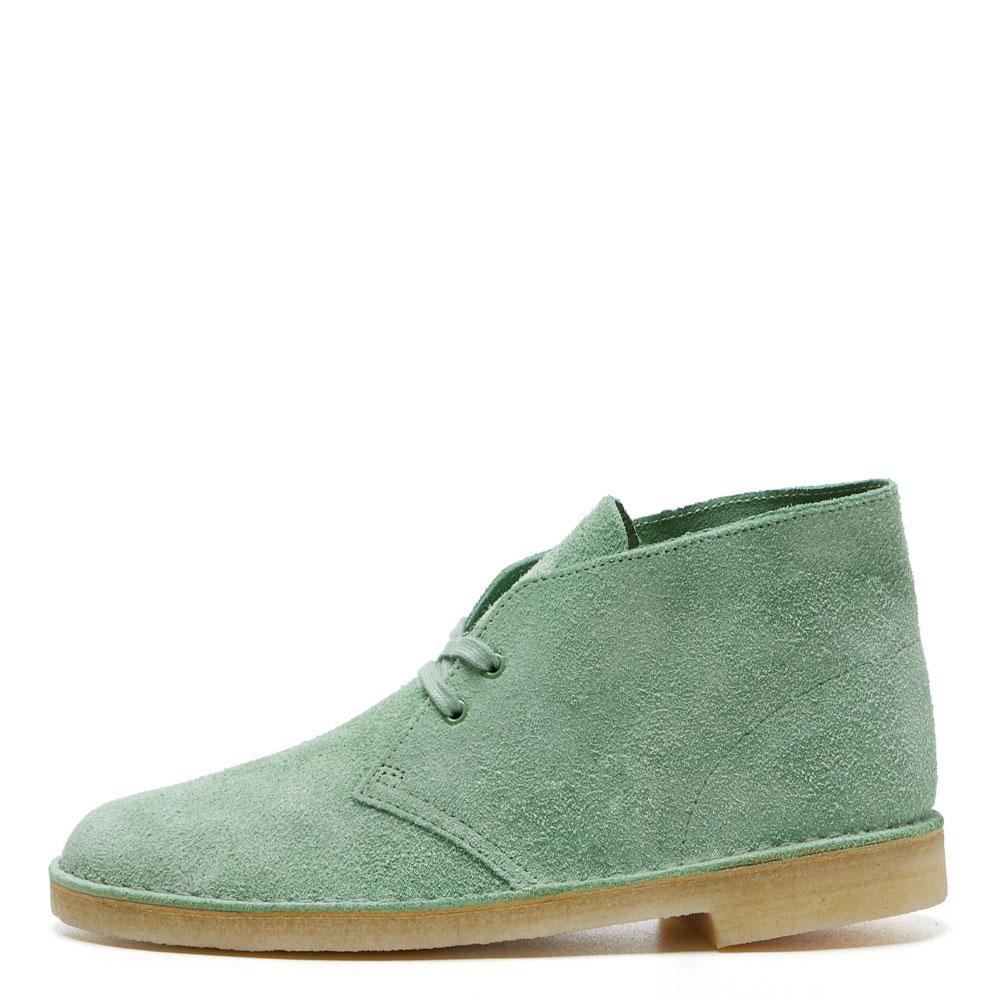 Clarks Light Green Suede Desert Boot for Men Lyst