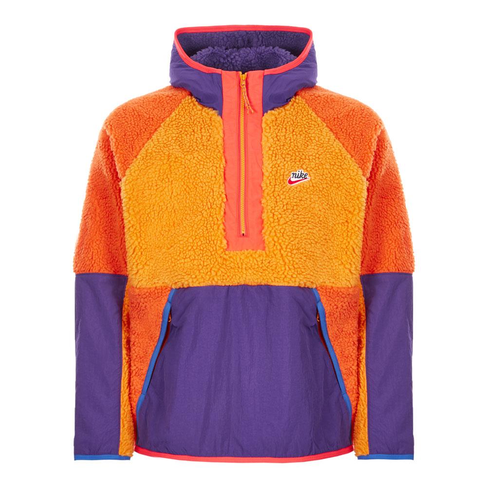 Nike Hoodie Sherpa Fleece – Orange for Men | Lyst UK