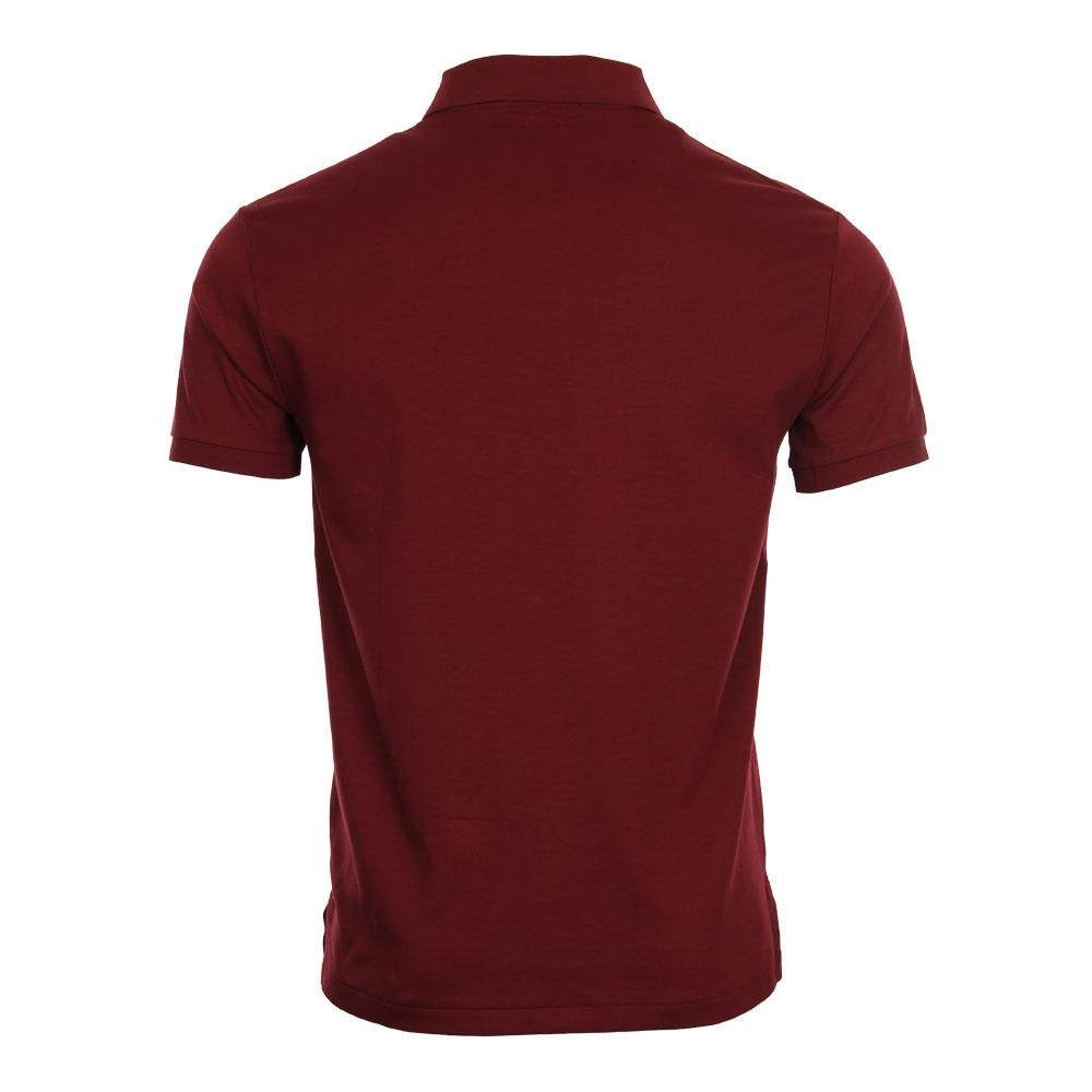 Ralph Lauren Cotton Pima Polo Shirt, Slim Fit Wine Red Polo for Men - Lyst