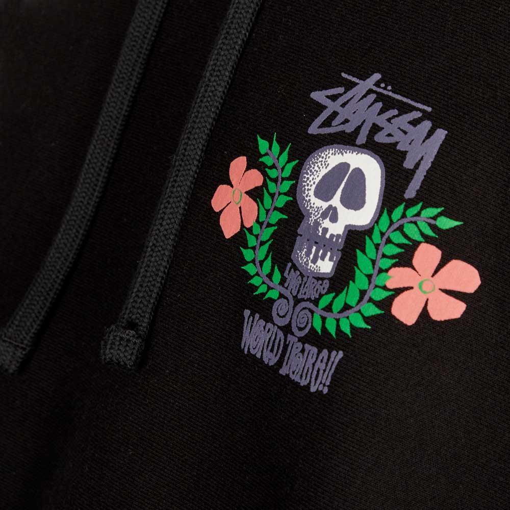 Stussy Skull Crest Hoodie in Black for Men Lyst