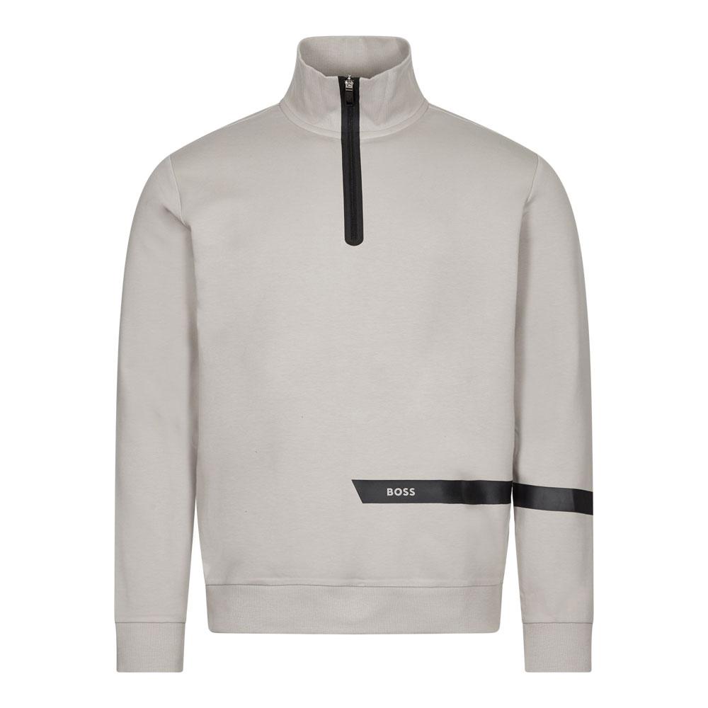 Boss half hotsell zip sweatshirt