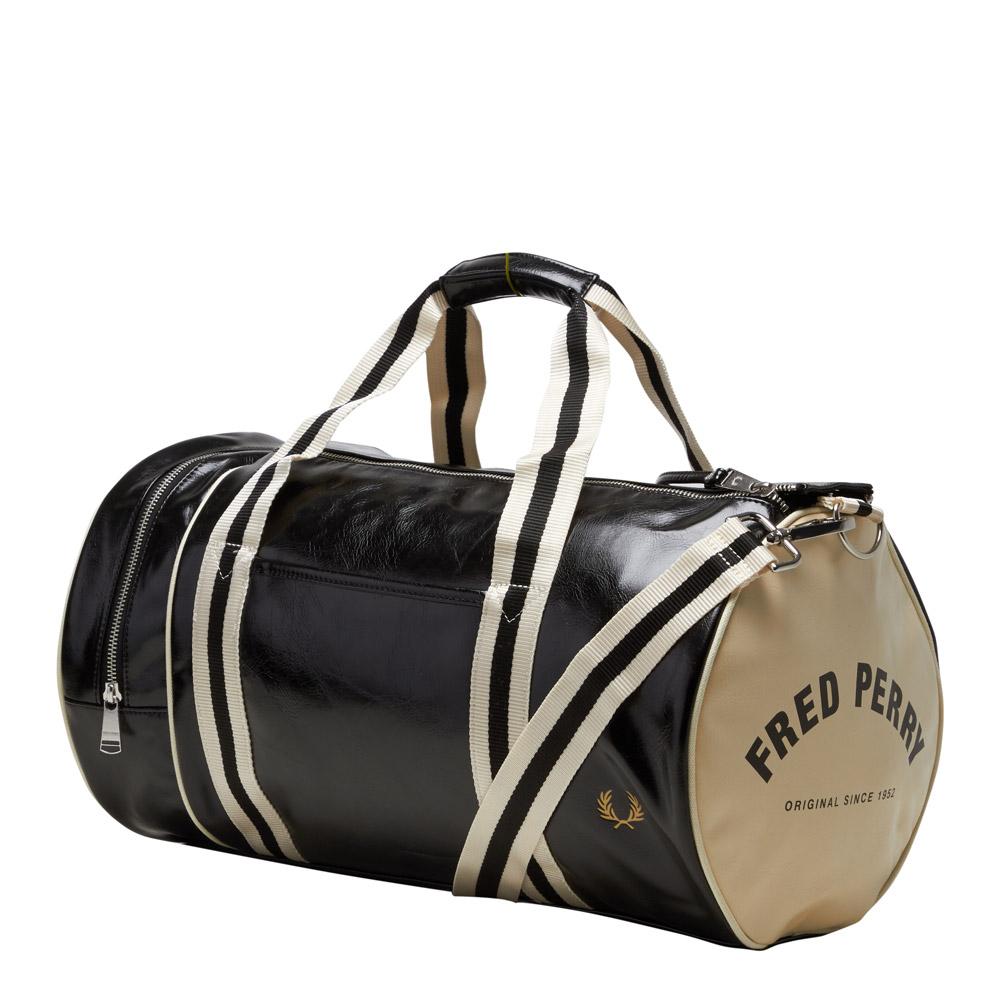 Fred Perry Classic Barrel Bag in Black for Men - Lyst