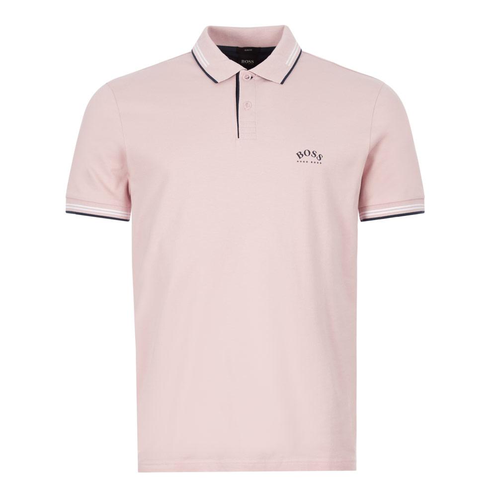 BOSS by Hugo Boss Athleisure Polo Shirt Paul Curved in Pink for Men Lyst