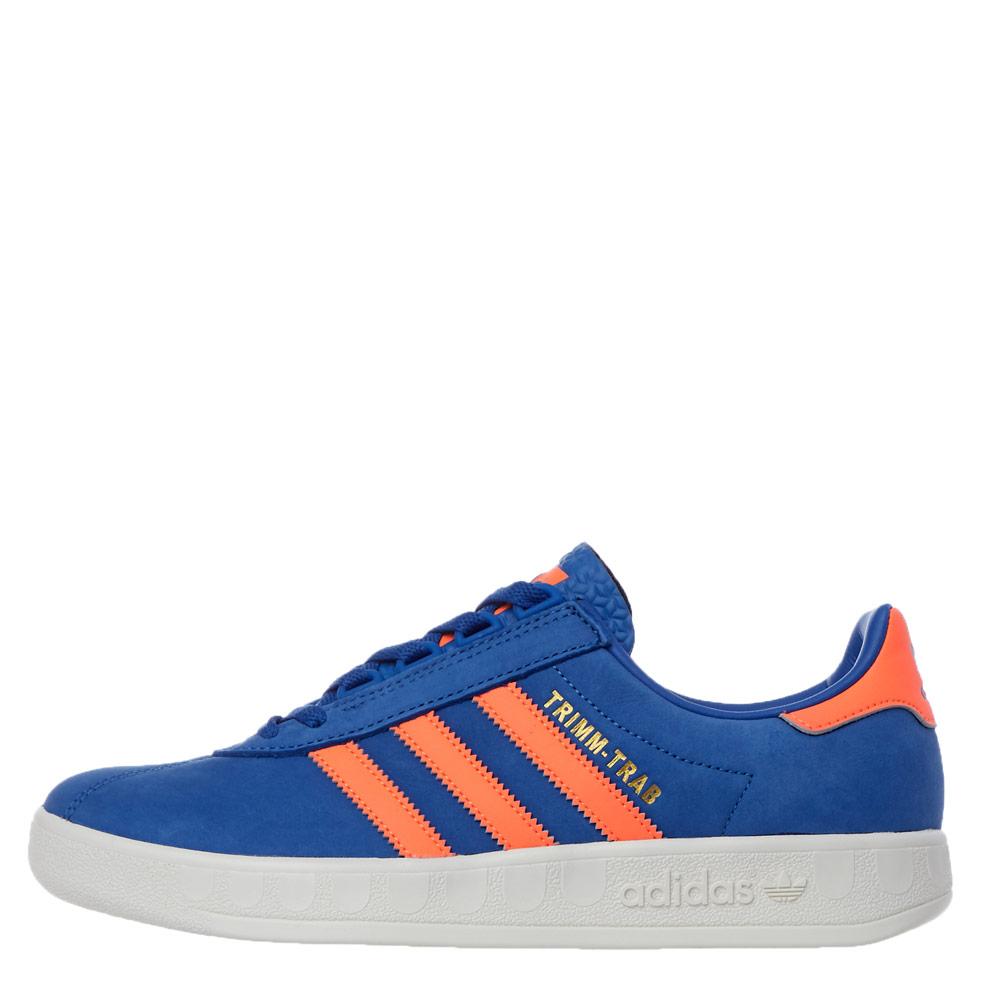 blue and orange adidas trainers