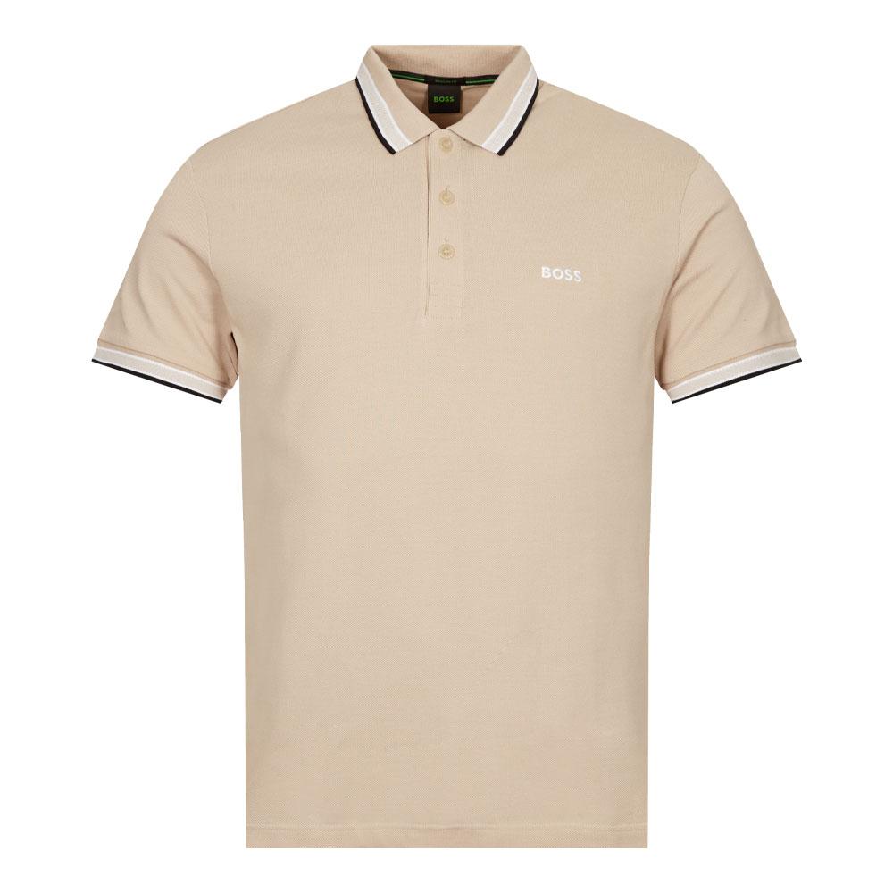 BOSS by HUGO BOSS Medium Beige Paddy Polo Shirt in Natural for Men | Lyst