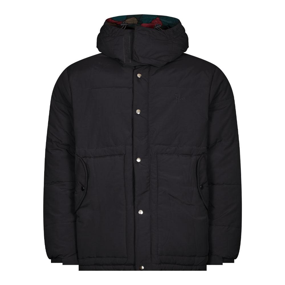 by Parra Trees In Wind Puffer Jacket in Black for Men | Lyst