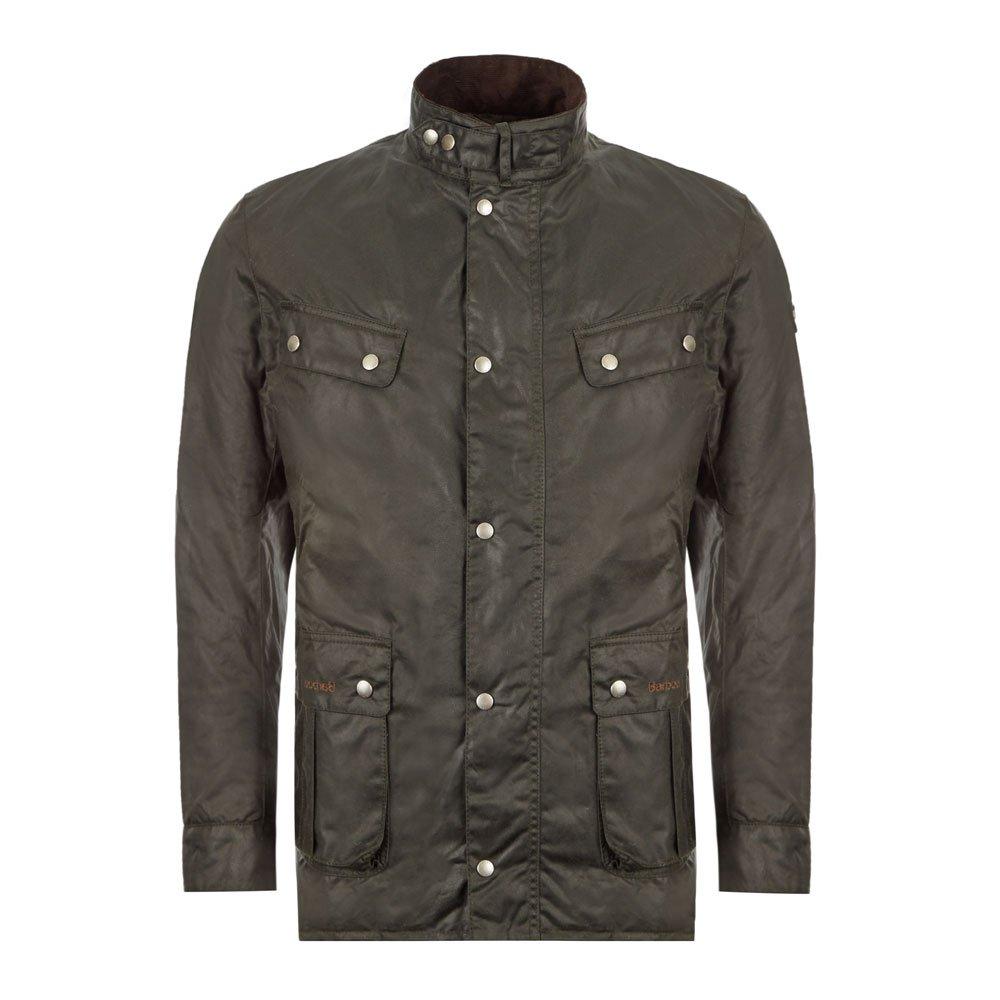 Barbour International Duke Wax Jacket in Green for Men Lyst