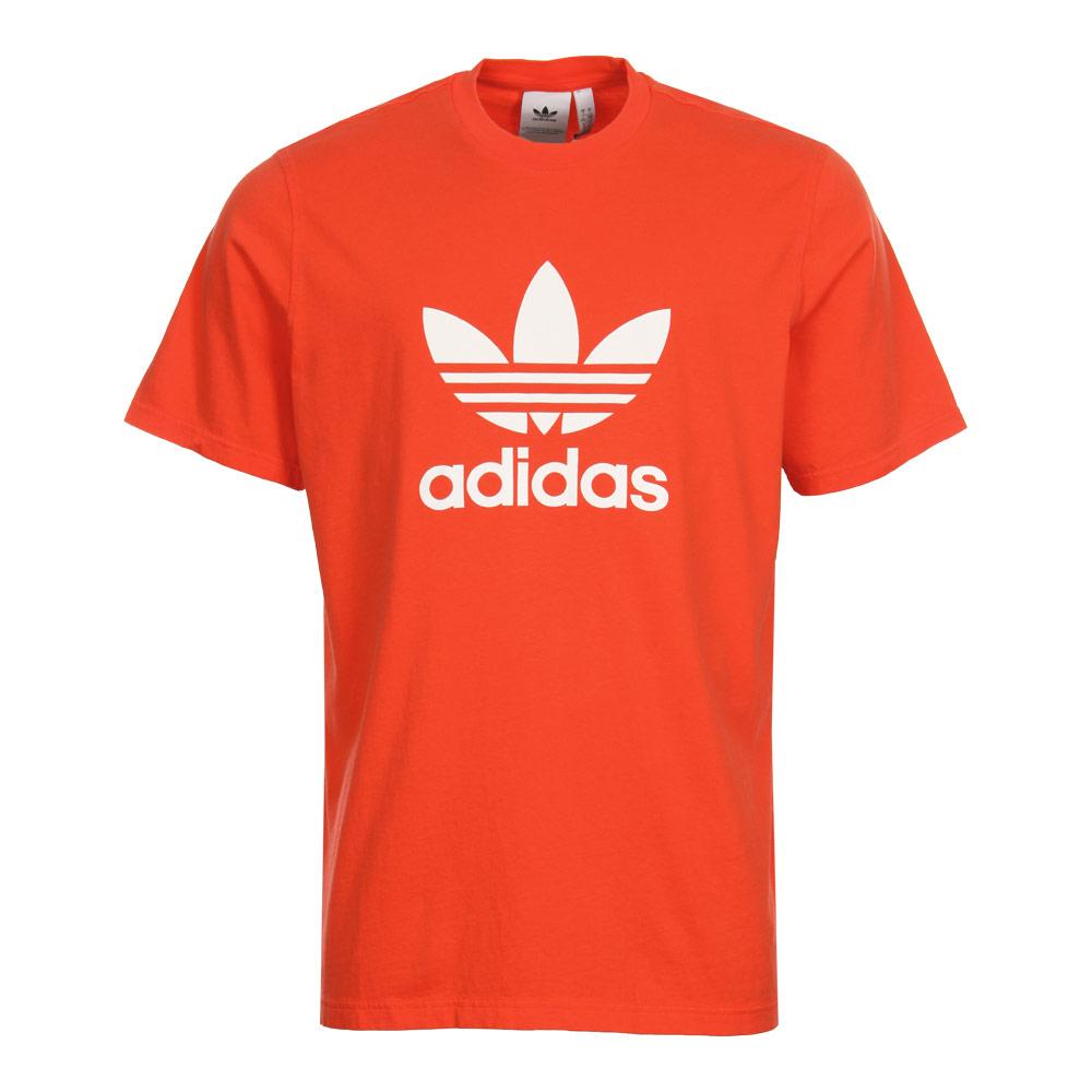 adidas Cotton Tshirt in Bright Red (Red) for Men Save 36 Lyst