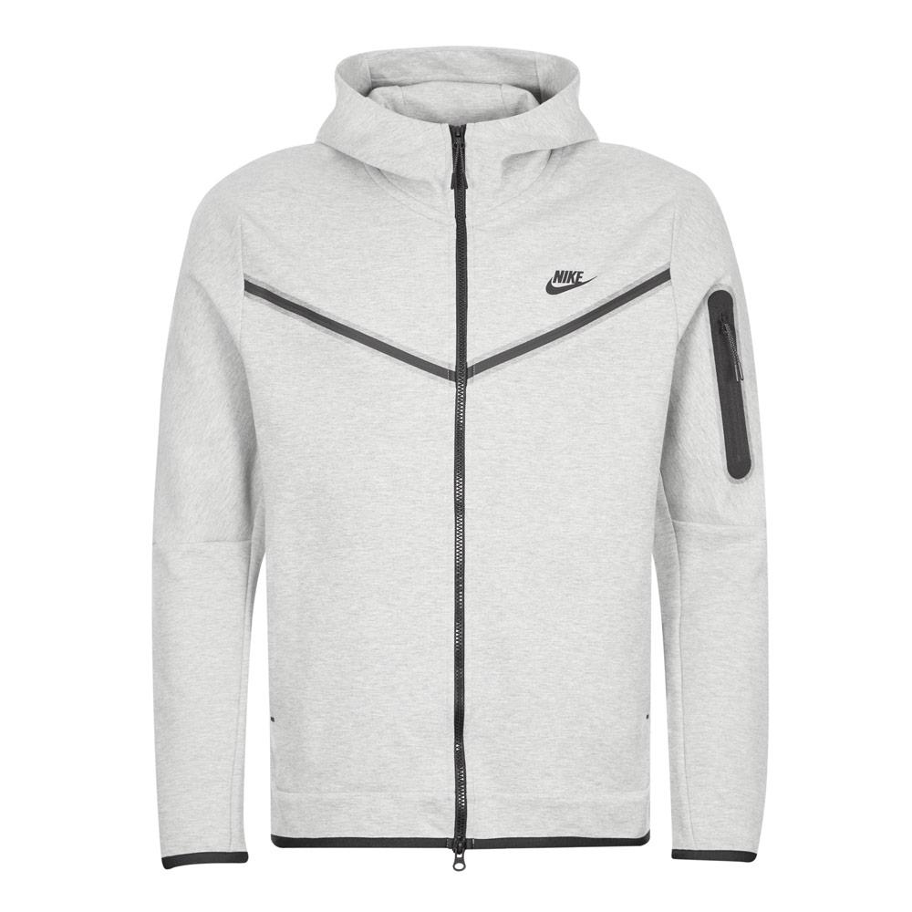 Nike Sportswear Tech Fleece Hoodie in Gray for Men | Lyst